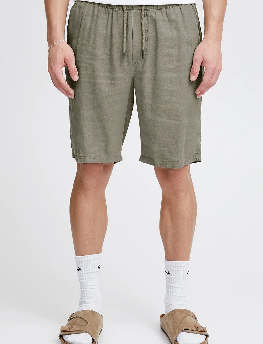Solid - SDAURELIUS ELAS - linen shorts - vetiver - 3