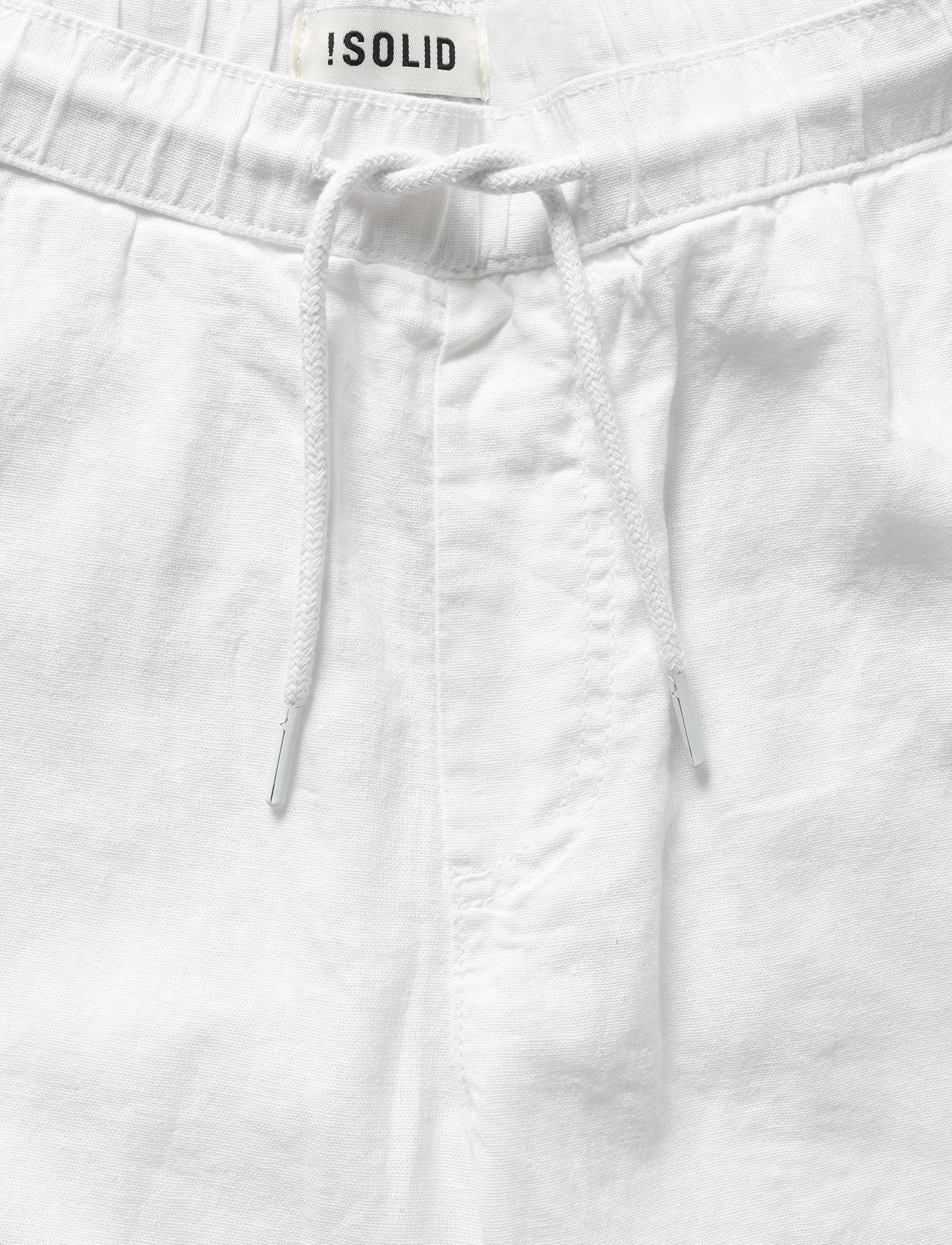 Solid - SDAURELIUS ELAS - linen shorts - white - 2