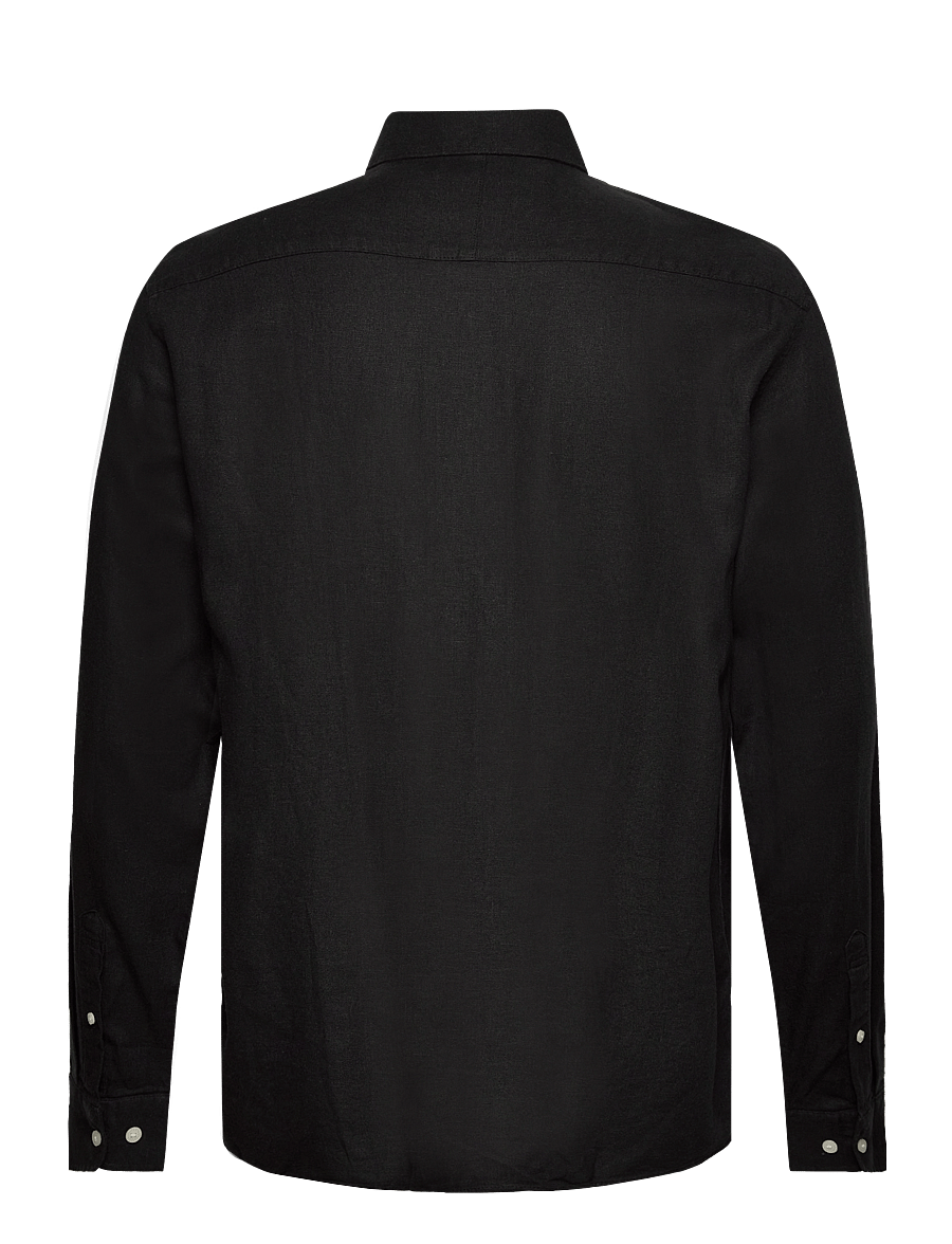 Solid - SDEnea Allan LS - vabaajasärgid - true black - 1