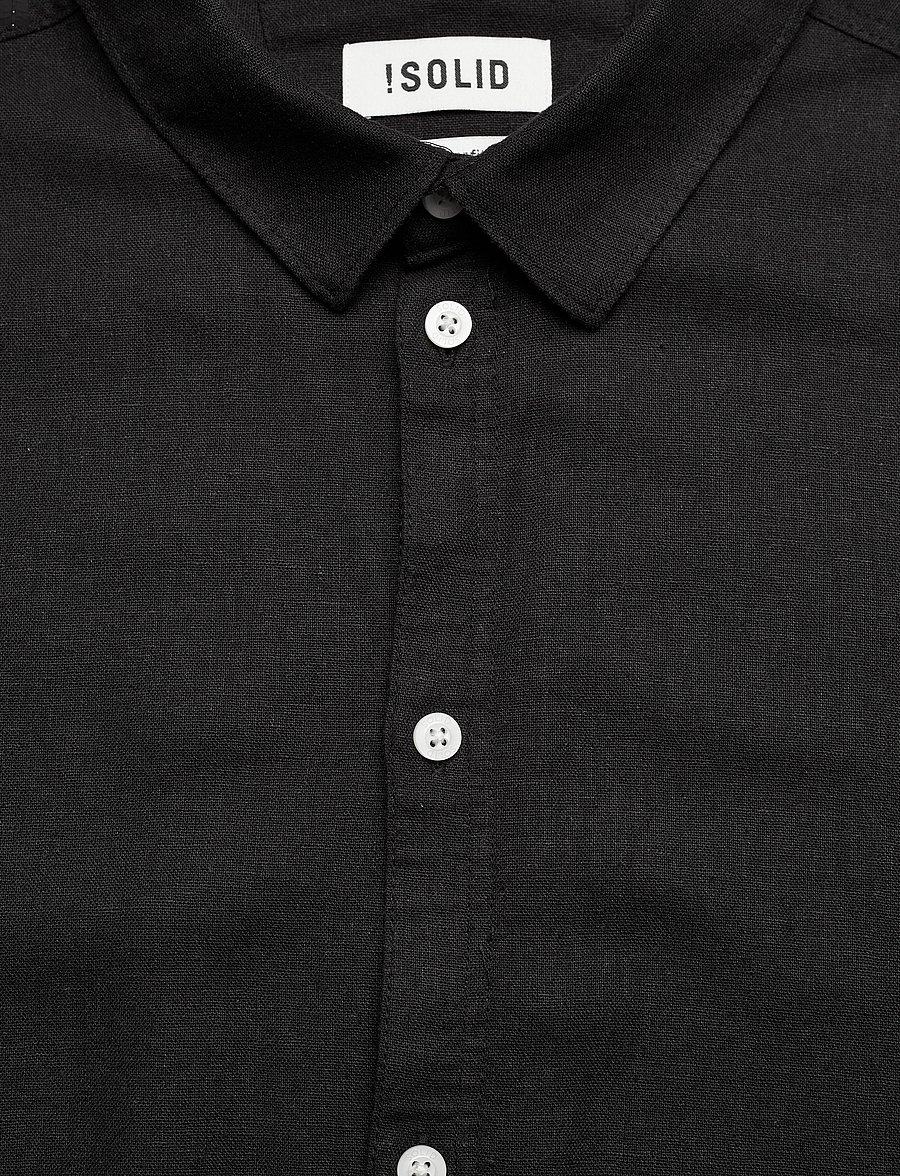 Solid - SDEnea Allan LS - vabaajasärgid - true black - 2