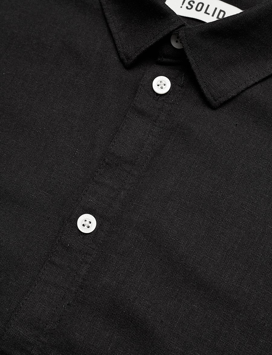 Solid - SDEnea Allan LS - vabaajasärgid - true black - 3