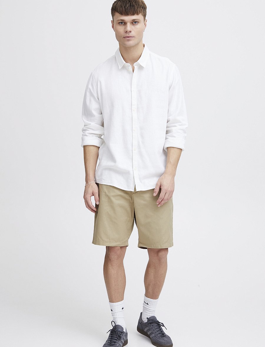 Solid - SDEnea Allan LS - casual skjorter - white - 0