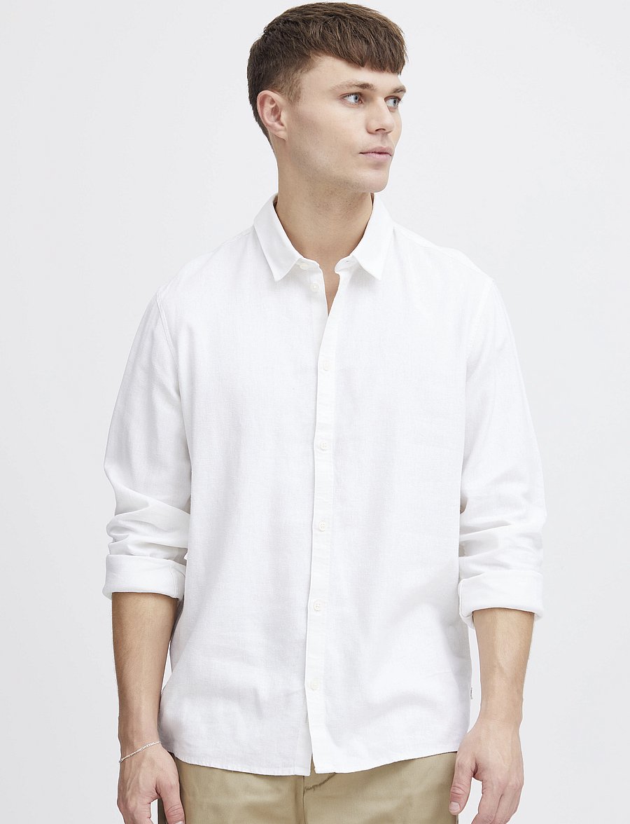 Solid - SDEnea Allan LS - casual skjorter - white - 3