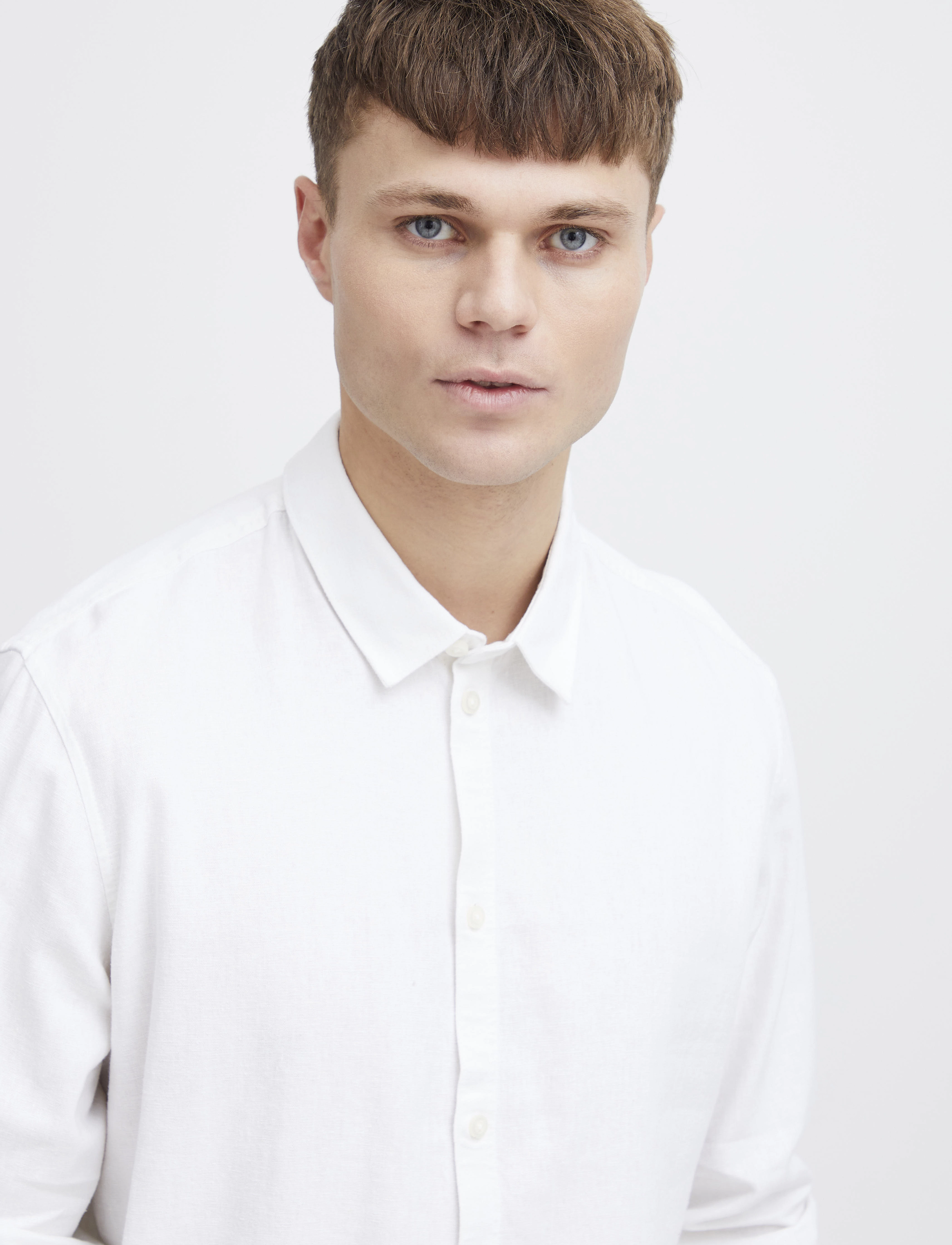Solid - SDEnea Allan LS - casual shirts - white - 5