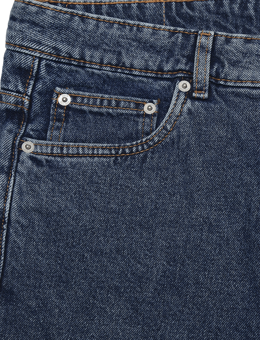 Solid - SDELMO LT OWEN - vabaaja lühikesed püksid - middle blue denim - 4