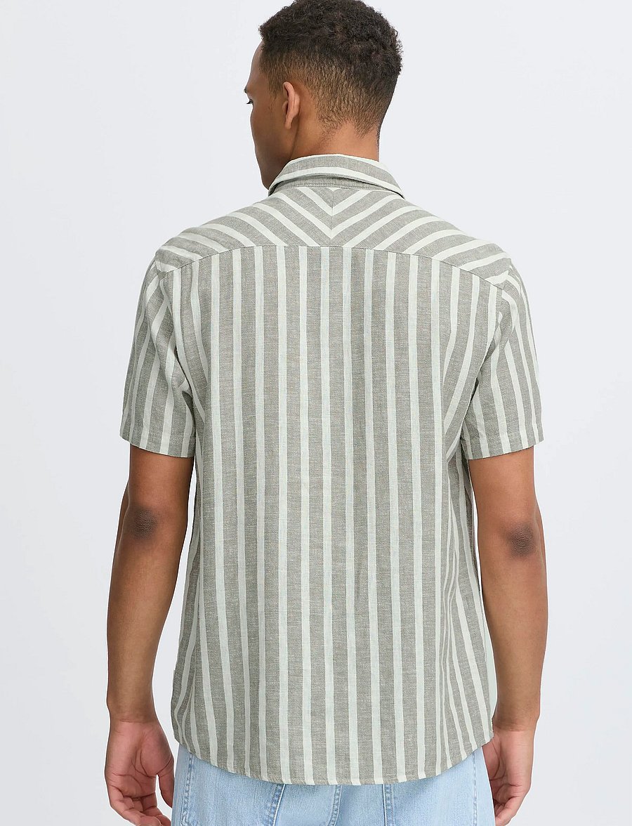 Solid - SDFRIED - leinenhemden - vetiver - 4
