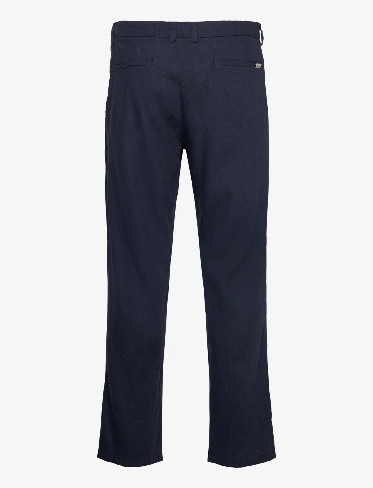 Solid - SDAllan Liam - linen trousers - insignia blue - 1