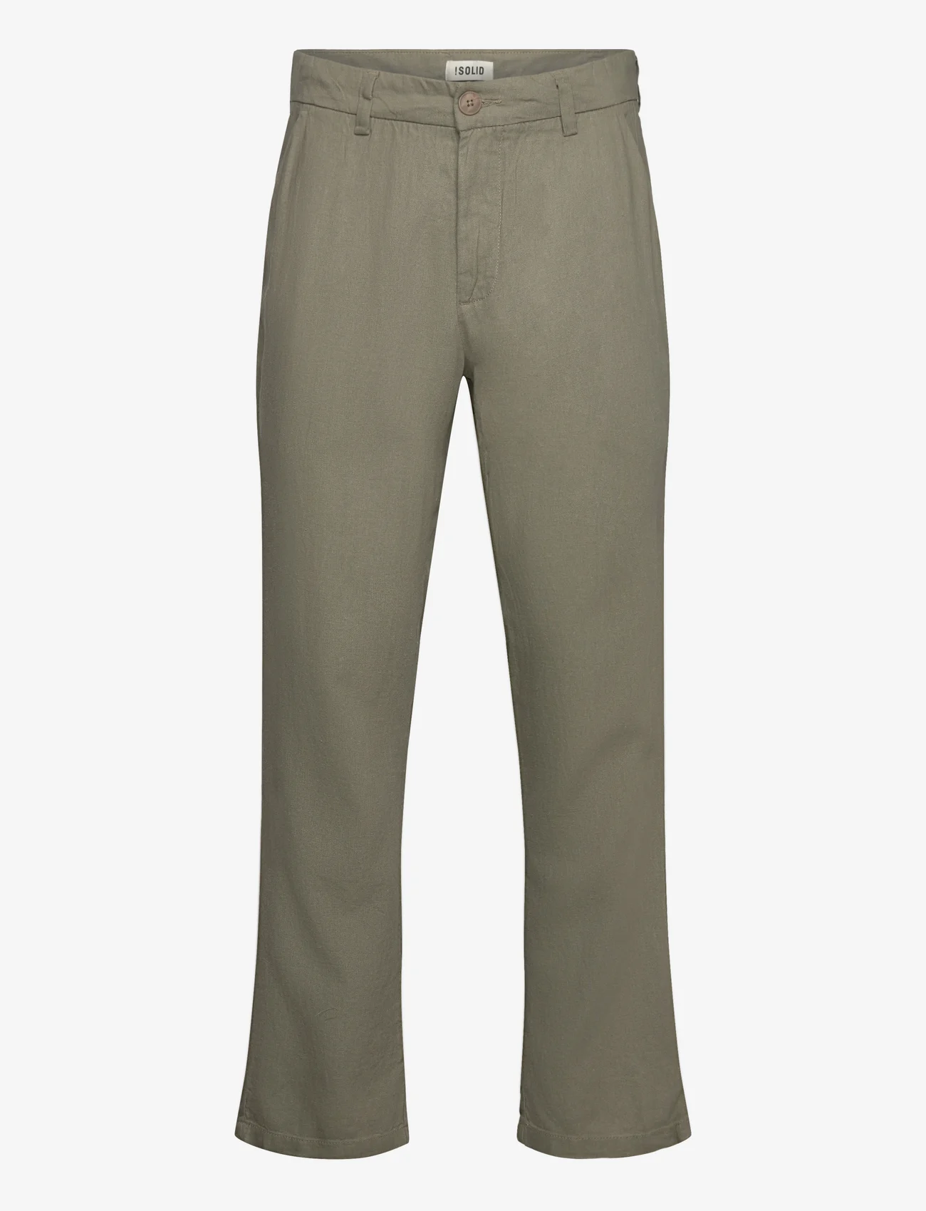 Solid - SDAllan Liam - linen trousers - vetiver - 0