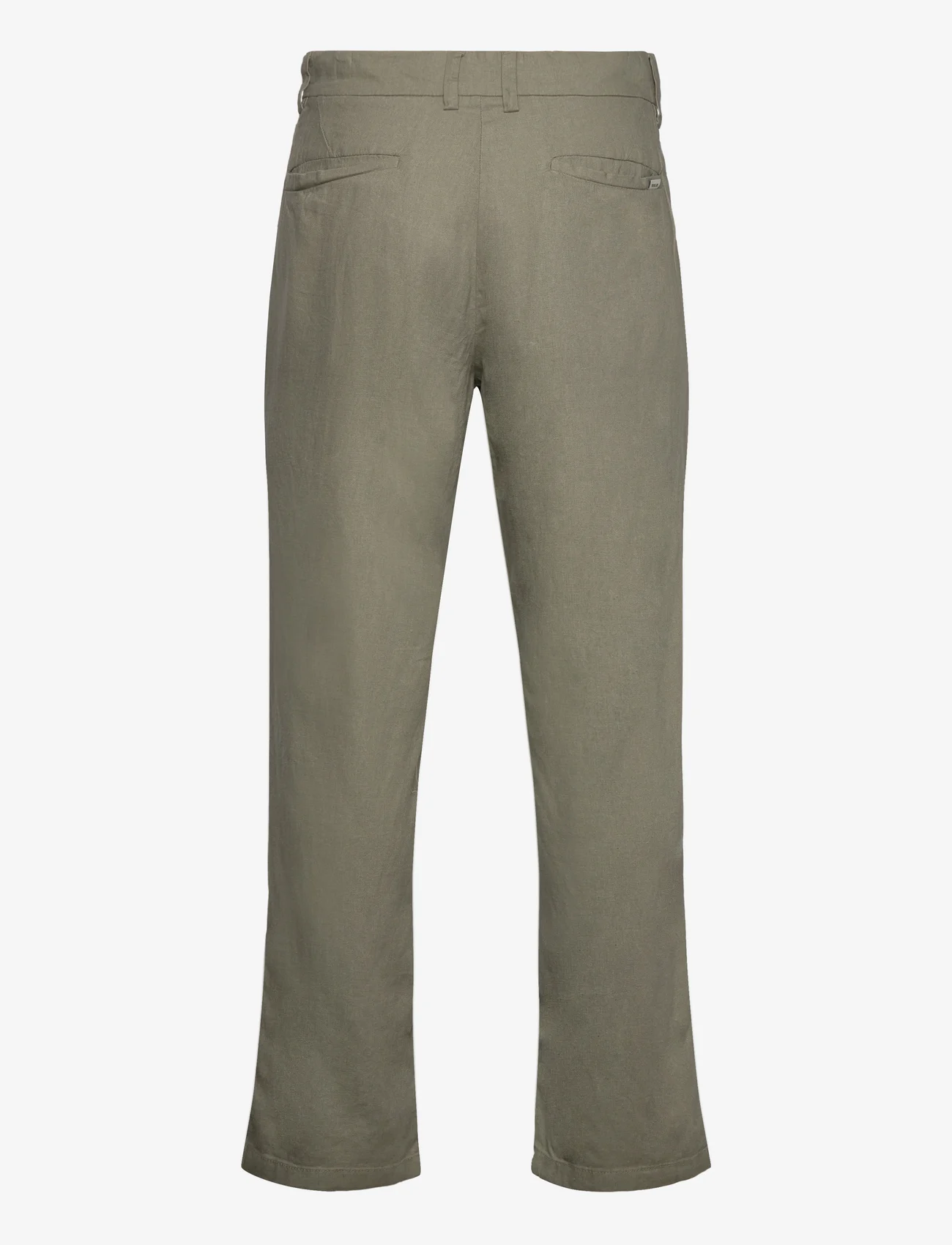 Solid - SDAllan Liam - linen trousers - vetiver - 1