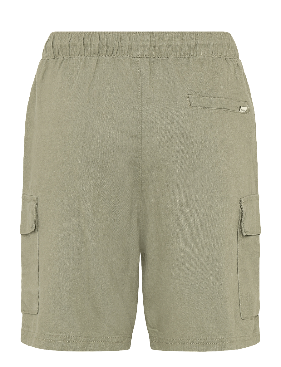 Solid - SDFERRIS CARGO - linen shorts - vetiver - 1