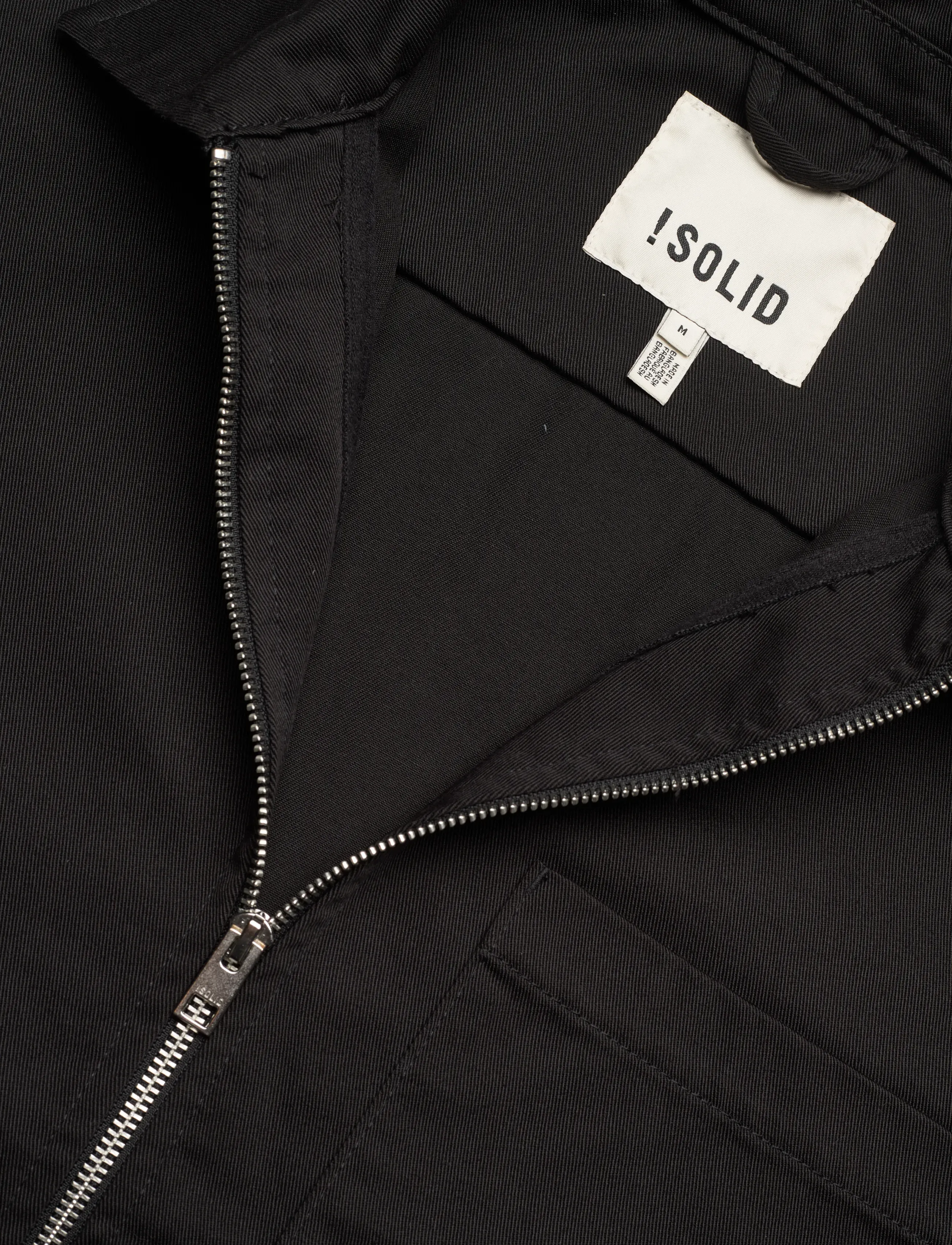 Solid - SDELON ZIPPER - forårsjakker - true black - 5