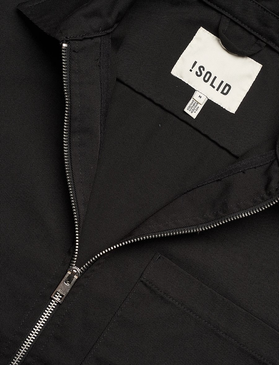 Solid - SDELON ZIPPER - jakker - true black - 5