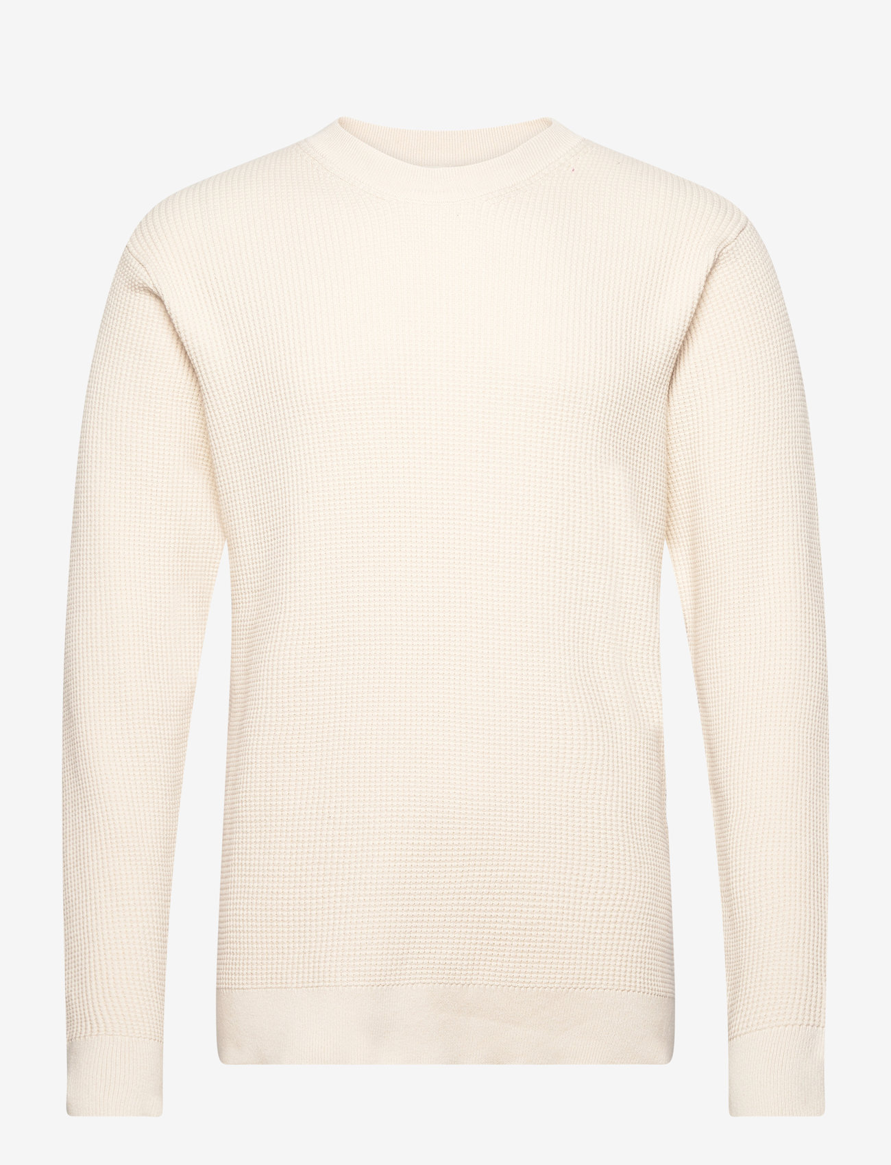 Solid - SDHami - Ümmarguse kaelusega kudumid - oatmeal - 1