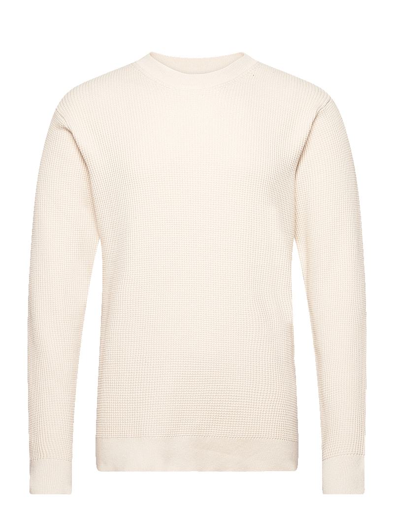 Solid - SDHami - Ümmarguse kaelusega kudumid - oatmeal - 1