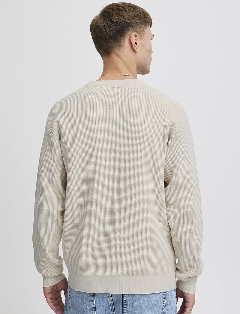 Solid - SDHami - Ümmarguse kaelusega kudumid - oatmeal - 4