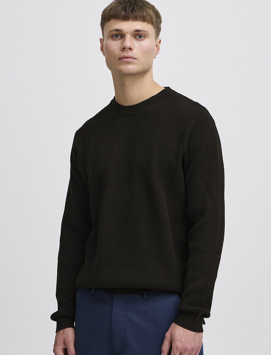 Solid - SDHAMI - rundhals - true black - 3