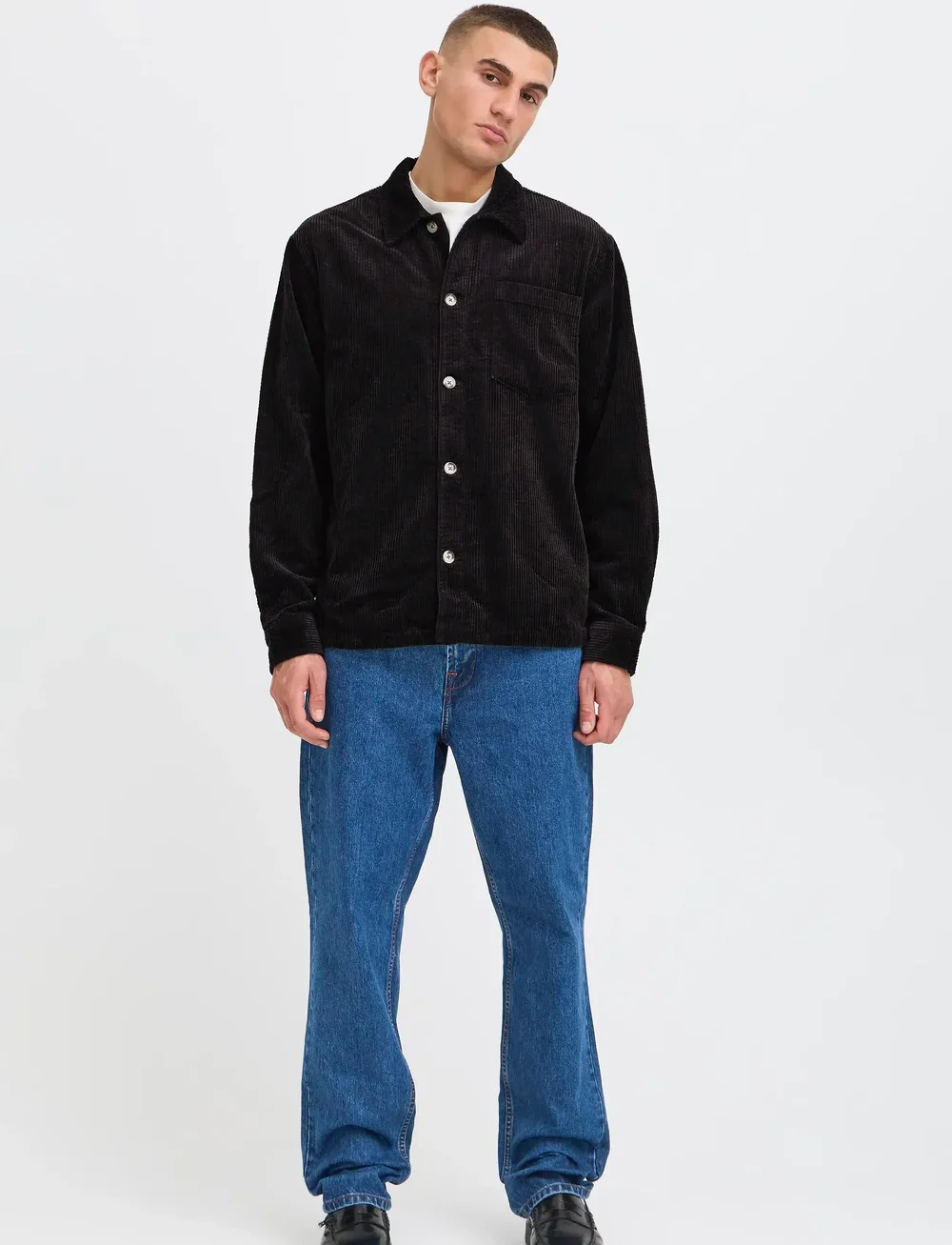 Solid - SDINGVI - corduroy shirts - true black - 0