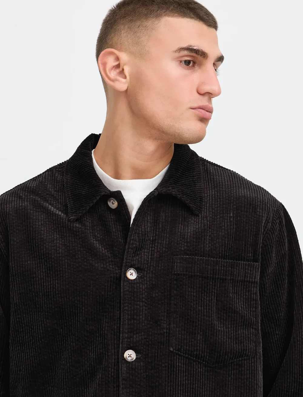 Solid - SDINGVI - corduroy shirts - true black - 5