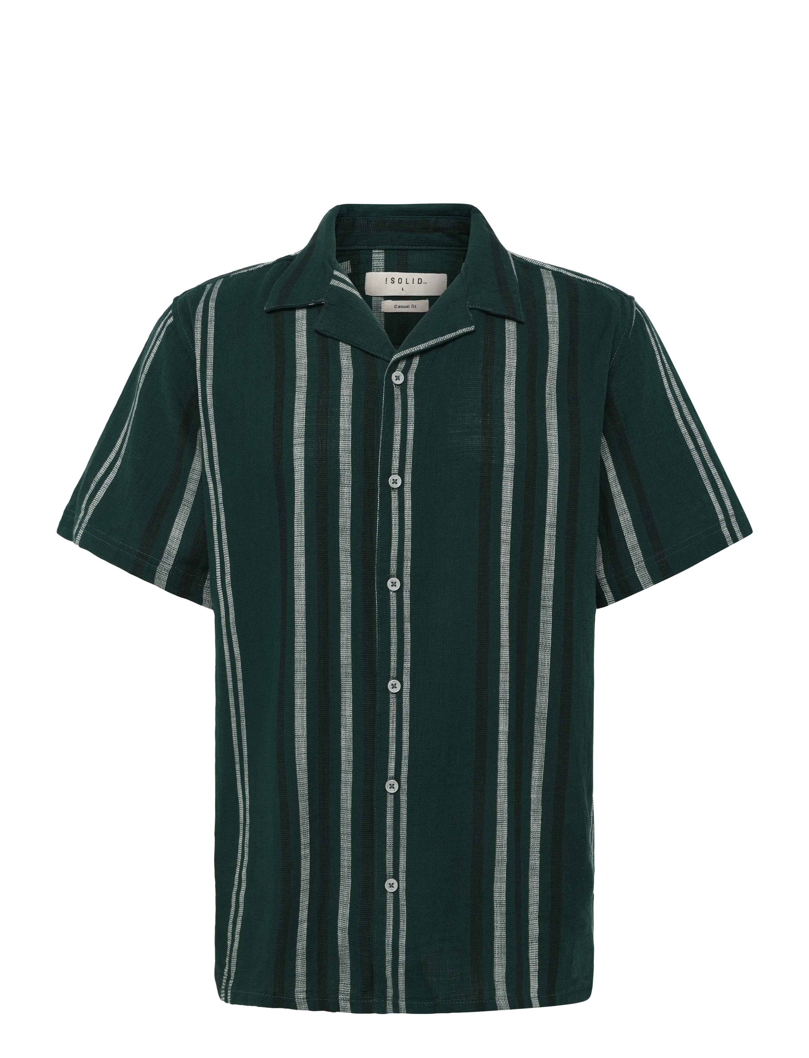 Solid Sdisai, S, Shirts, Grün - Short-sleeved Männerswear