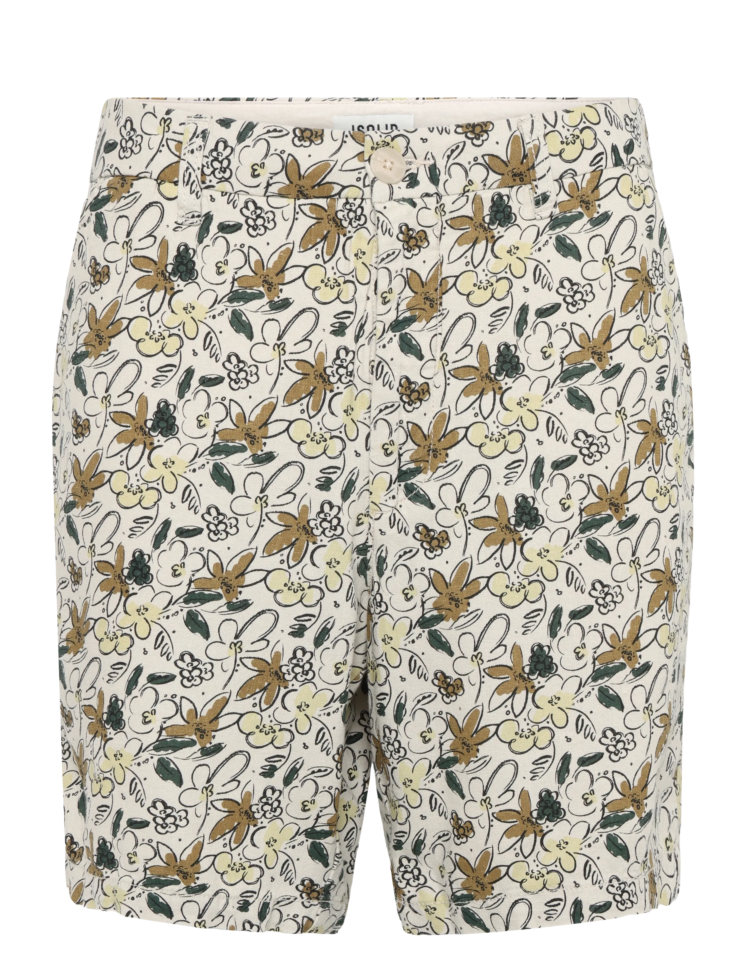 SOLID Sdalann Flower Kurz Cream - L - Herren