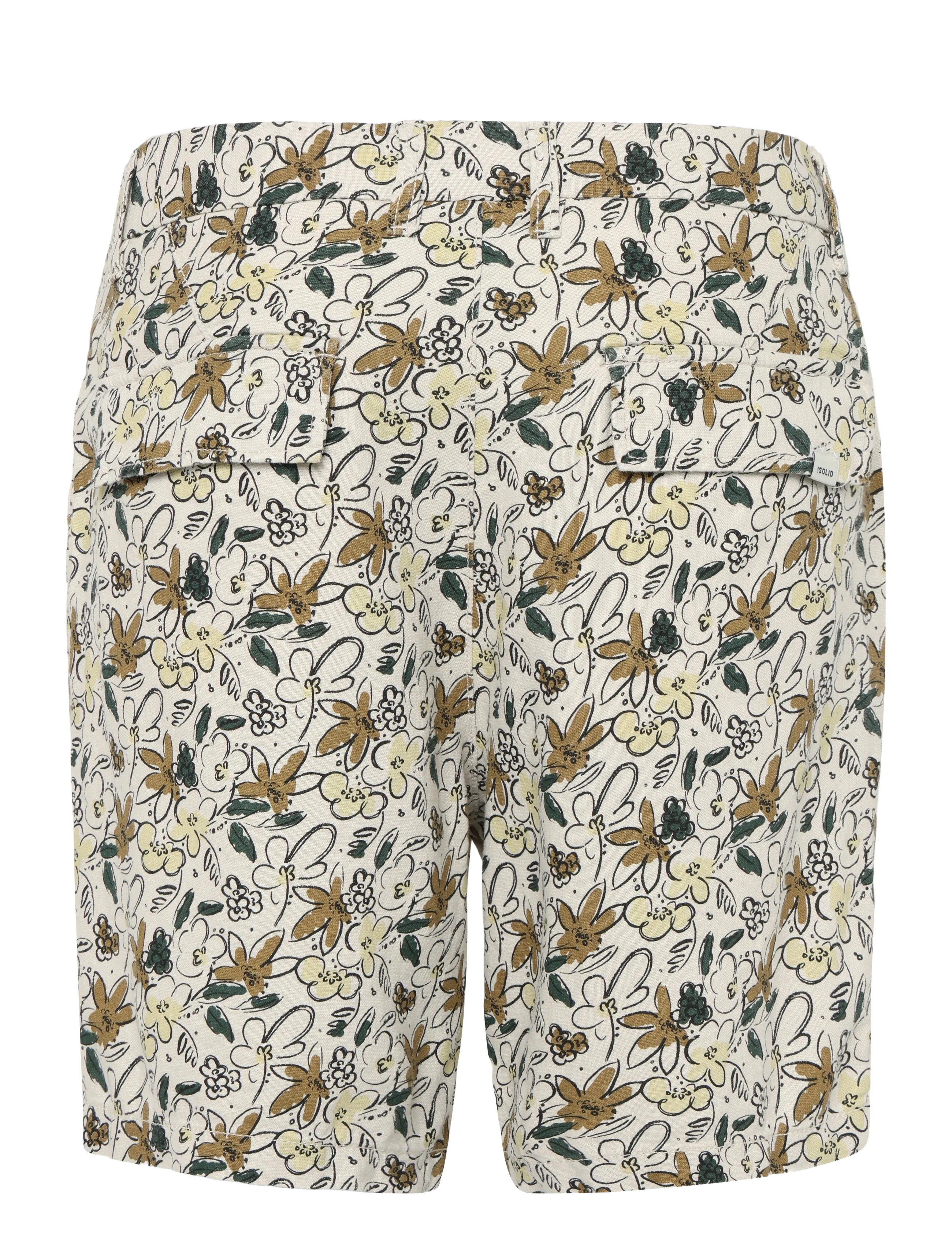 Solid - SDAlann Flower Short - oatmeal - 1