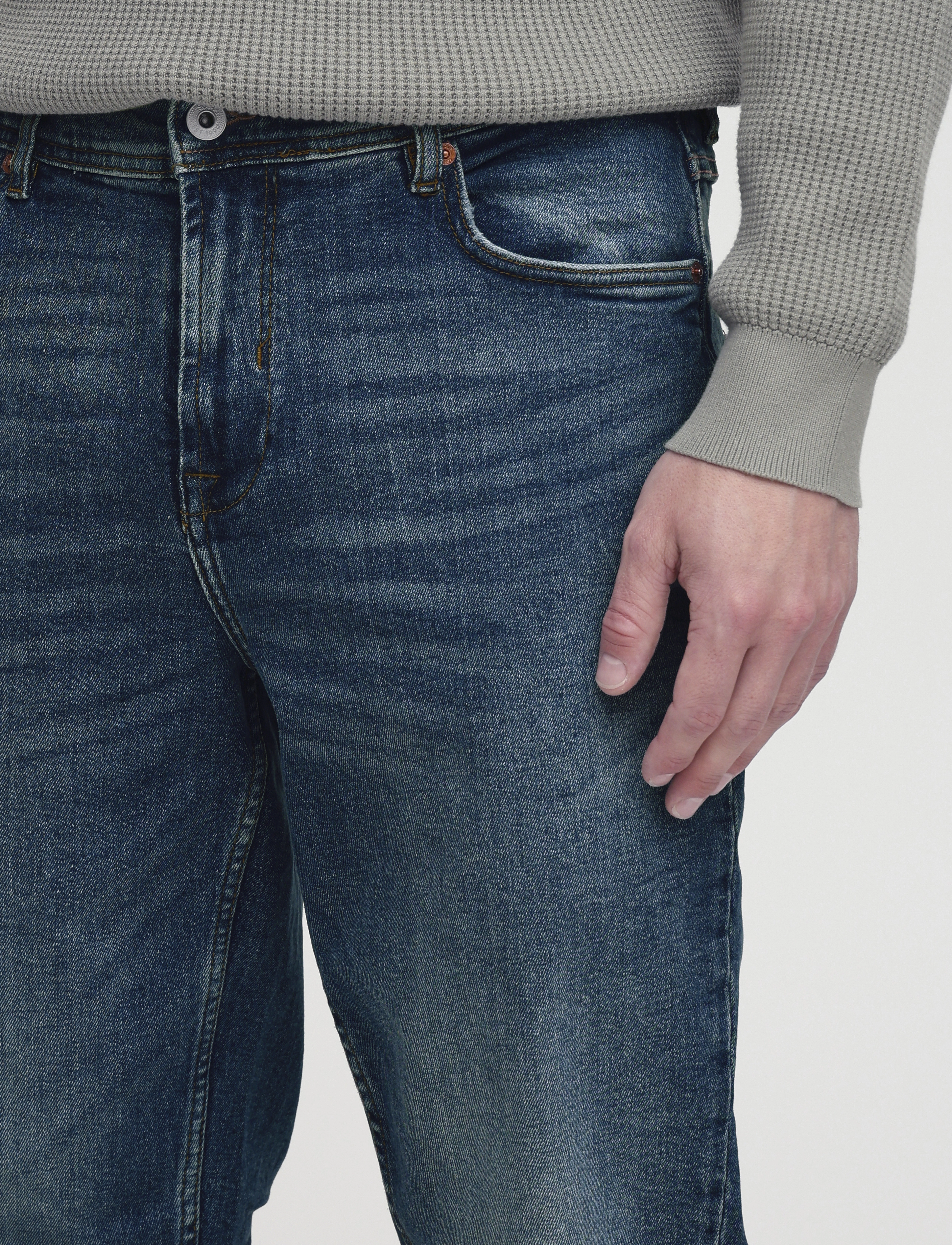 Solid - SDIsni Ryan - byxor & jeans - middle blue denim - 5