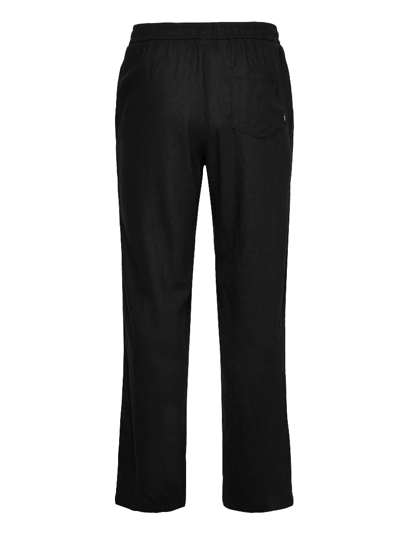 Solid - SDALANN ALLAN ELASTICATED - linased püksid - true black - 2