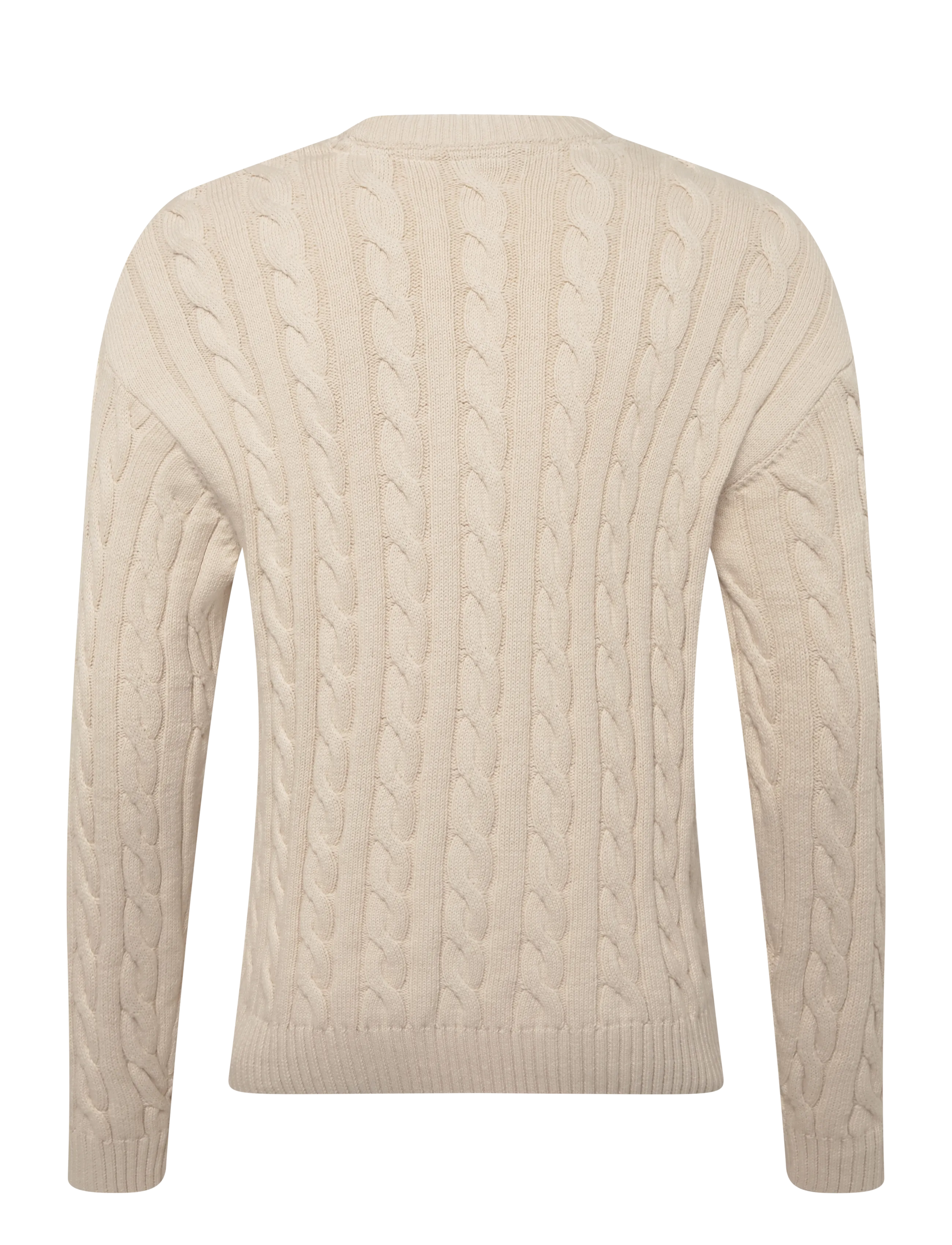 Solid - SDMALCOLM - rundhalsad - oatmeal - 1