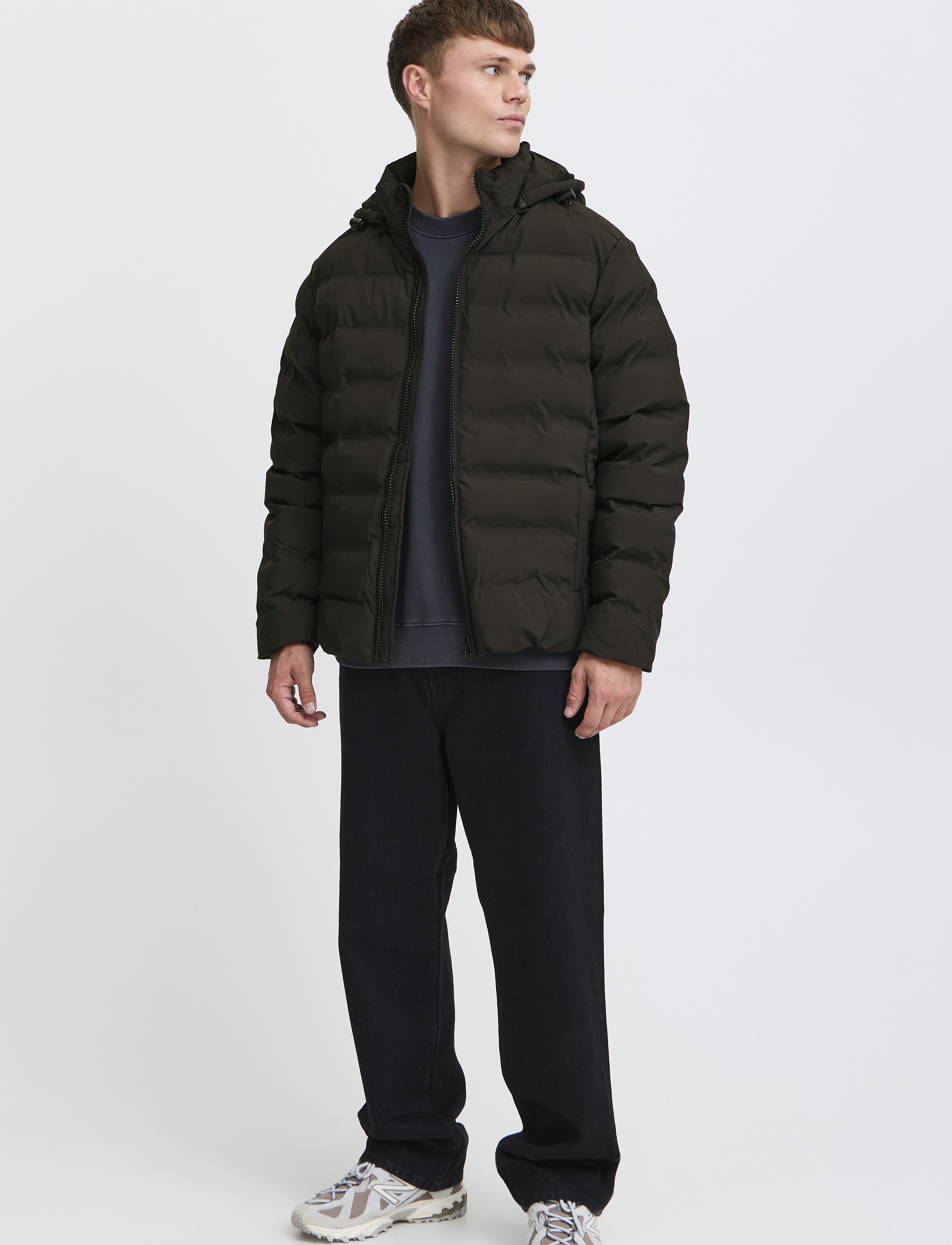 Solid SDMILAS - Daunenjacken - TRUE BLACK / black