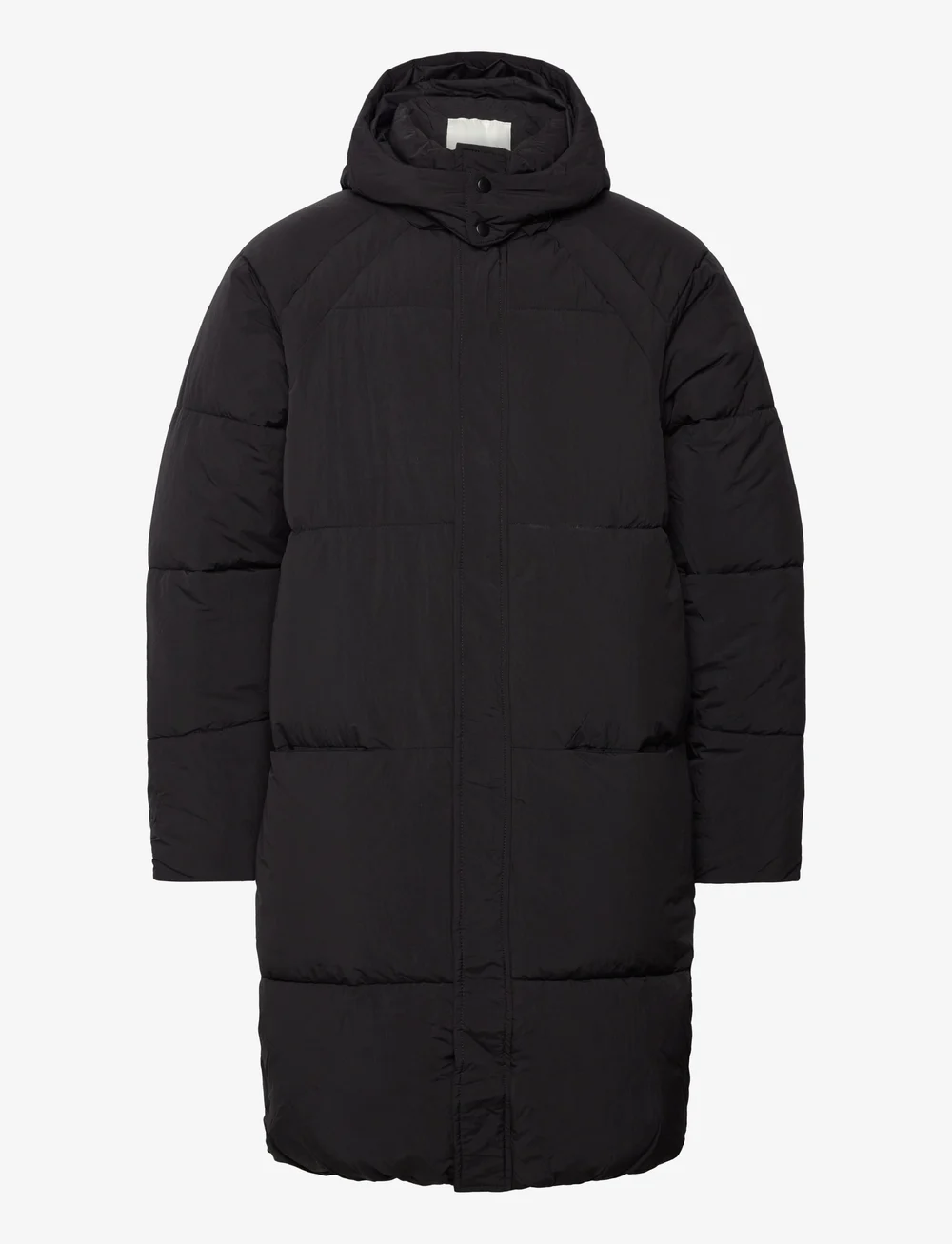 Solid - SDMilo Puffer Long - vinterjakker - true black - 1
