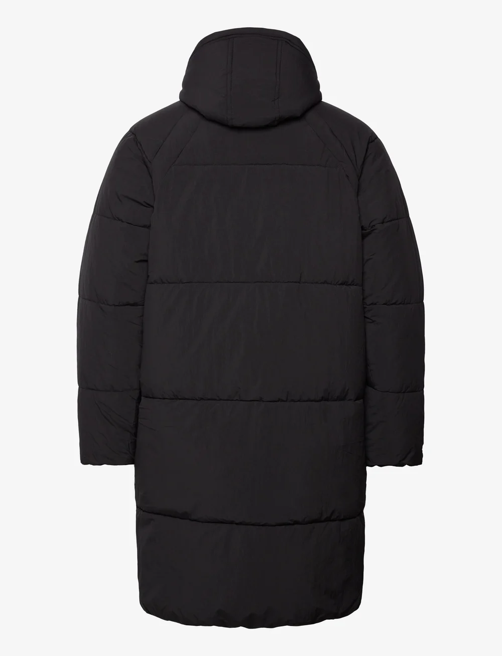 Solid - SDMilo Puffer Long - vinterjakker - true black - 2