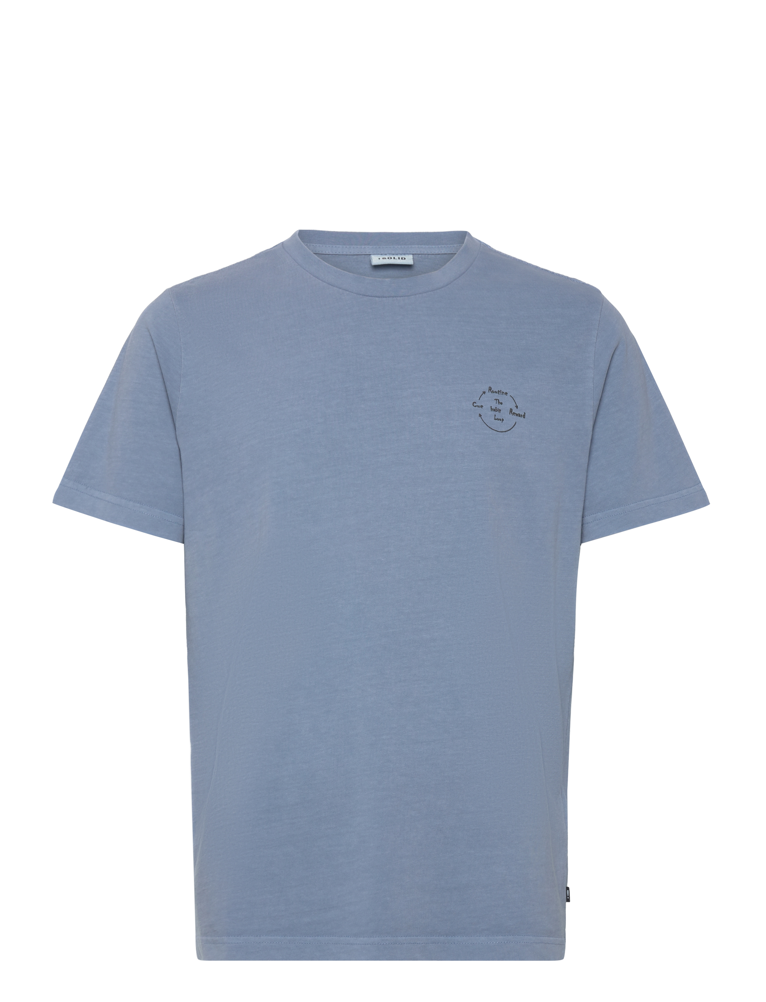 Solid SDMarx - Basic T-Shirts - FADED DENIM / blue