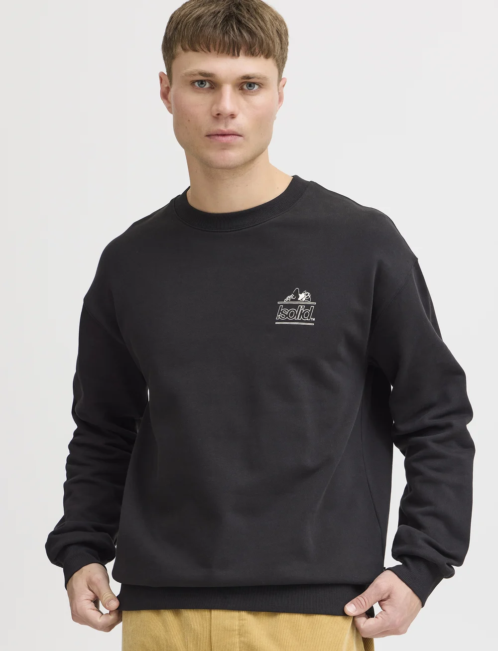 Solid - SDMuldune - long-sleeved t-shirts - true black - 3