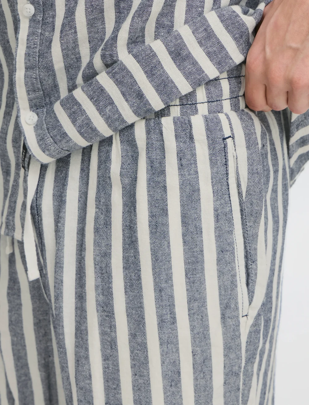 Solid - SDFRIED SHORTS - linased lühikesed püksid - insignia blue - 5