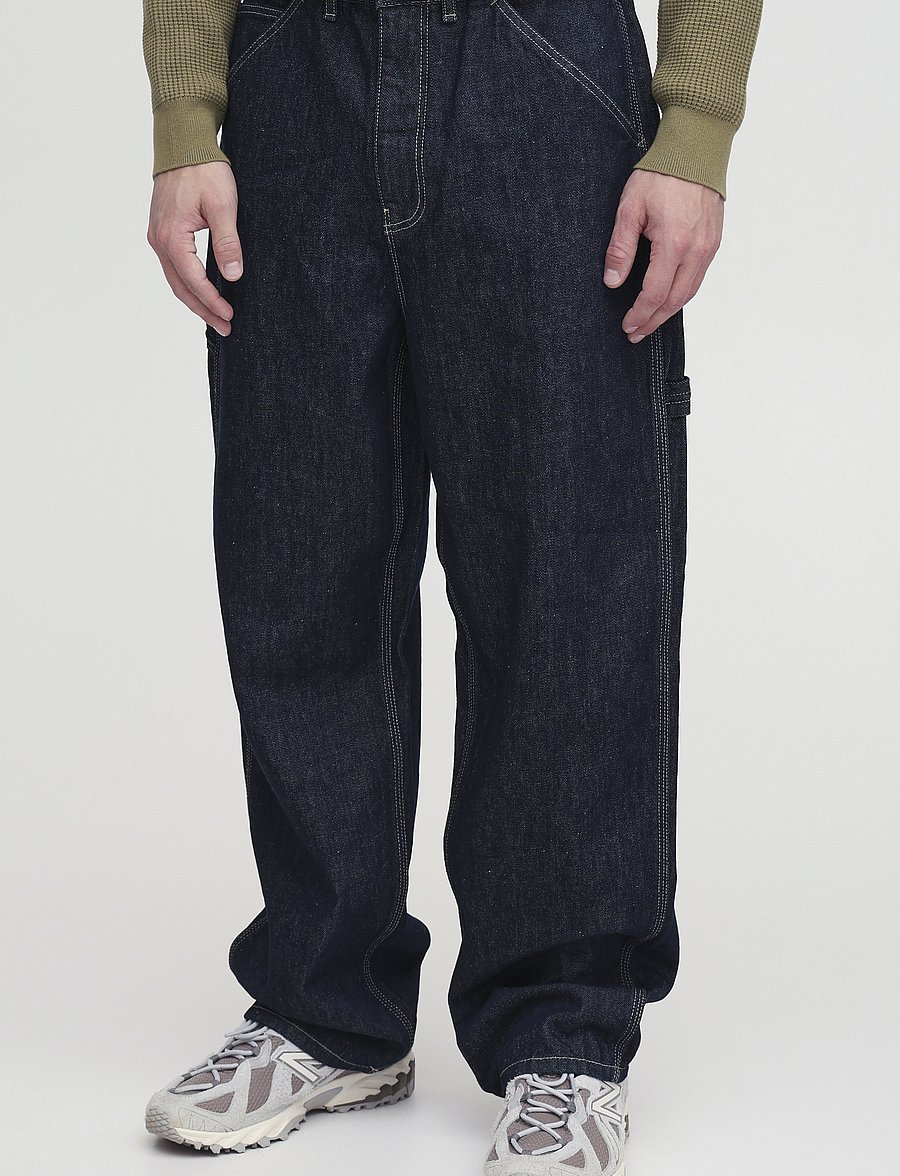 Solid - SDMASON CARPENTER - weite jeans - raw denim - 3