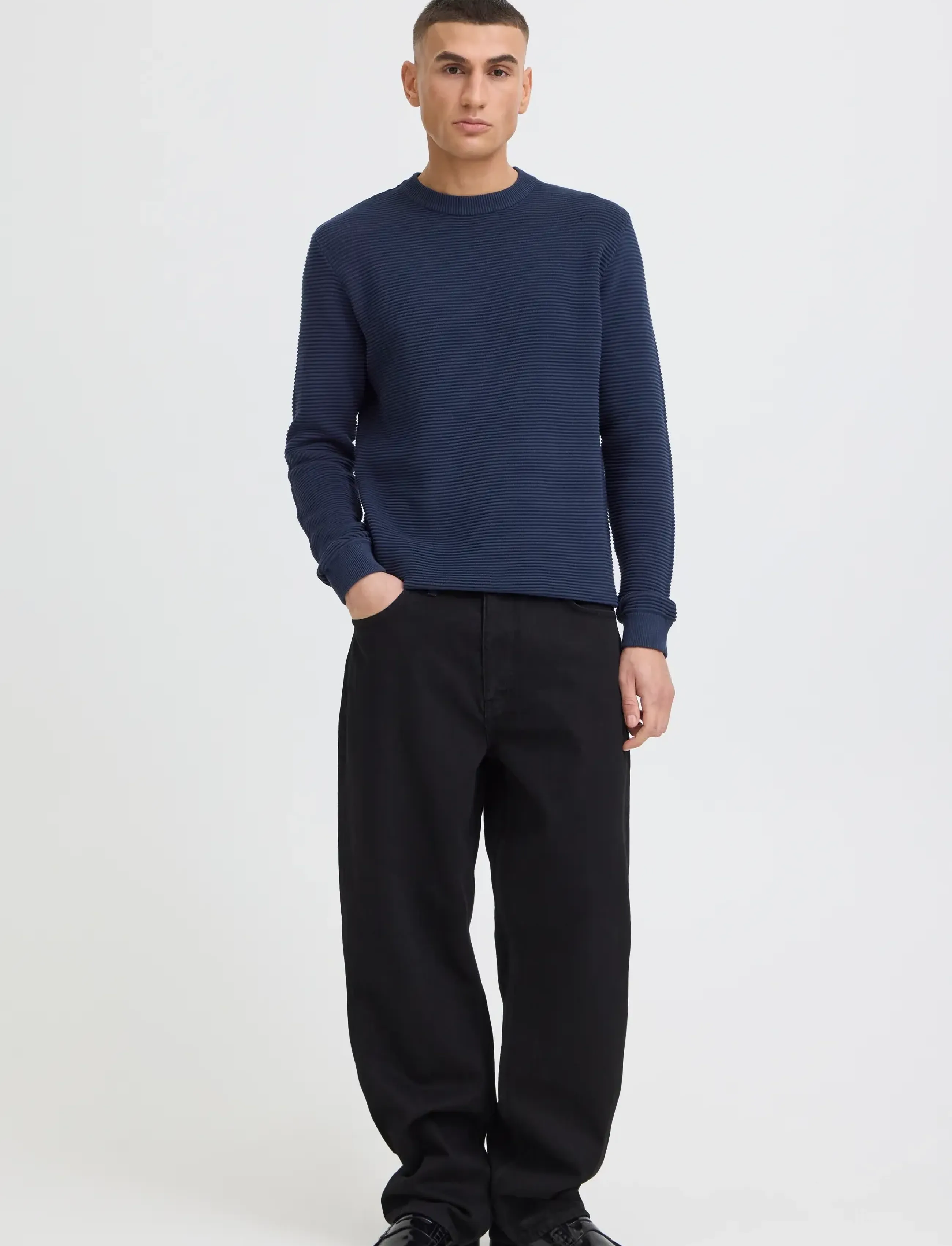 Solid - SDMILO-TOMMY - byxor & jeans - black denim - 4