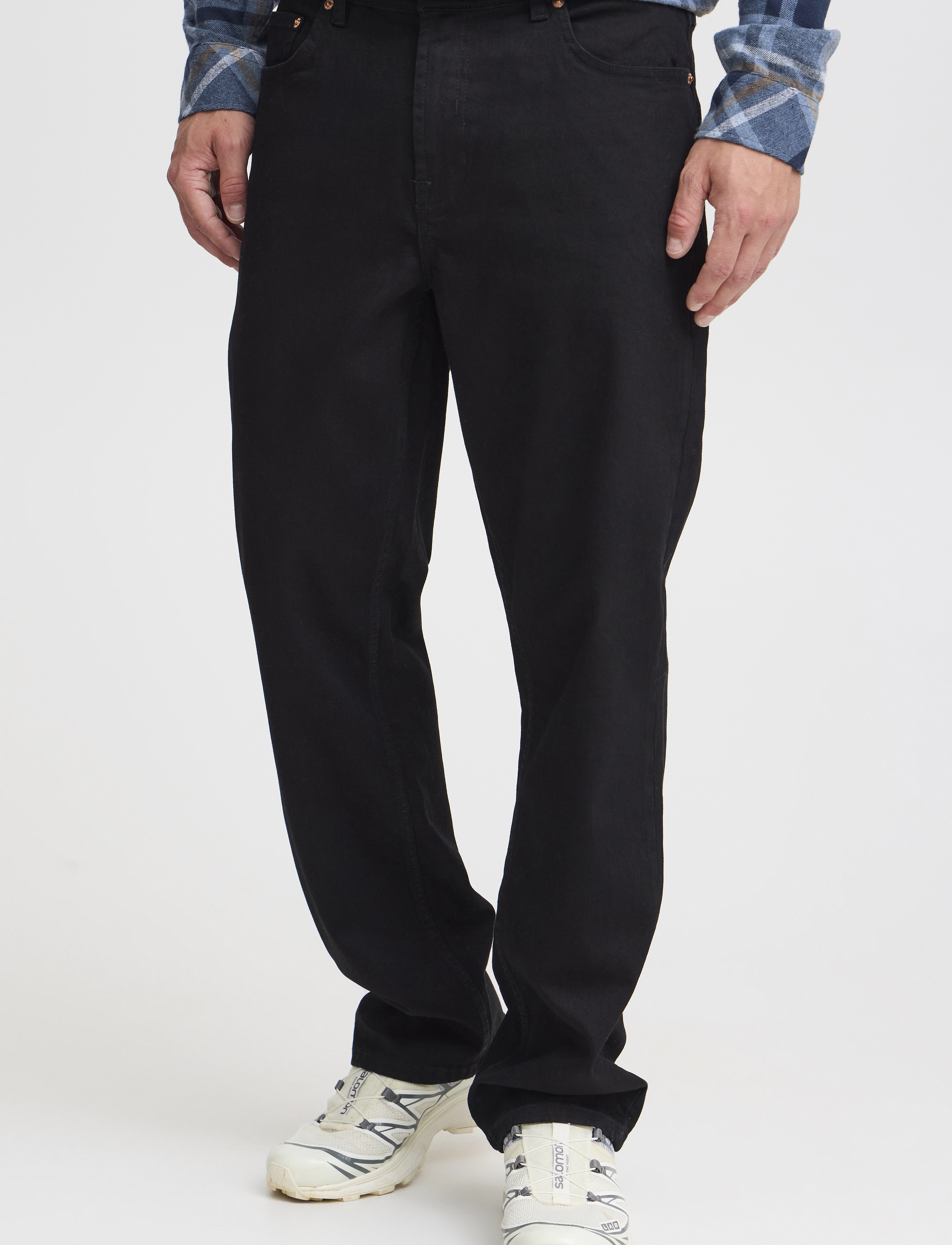 Solid - SDMONTY RYAN - tavalised teksad - black denim - 3