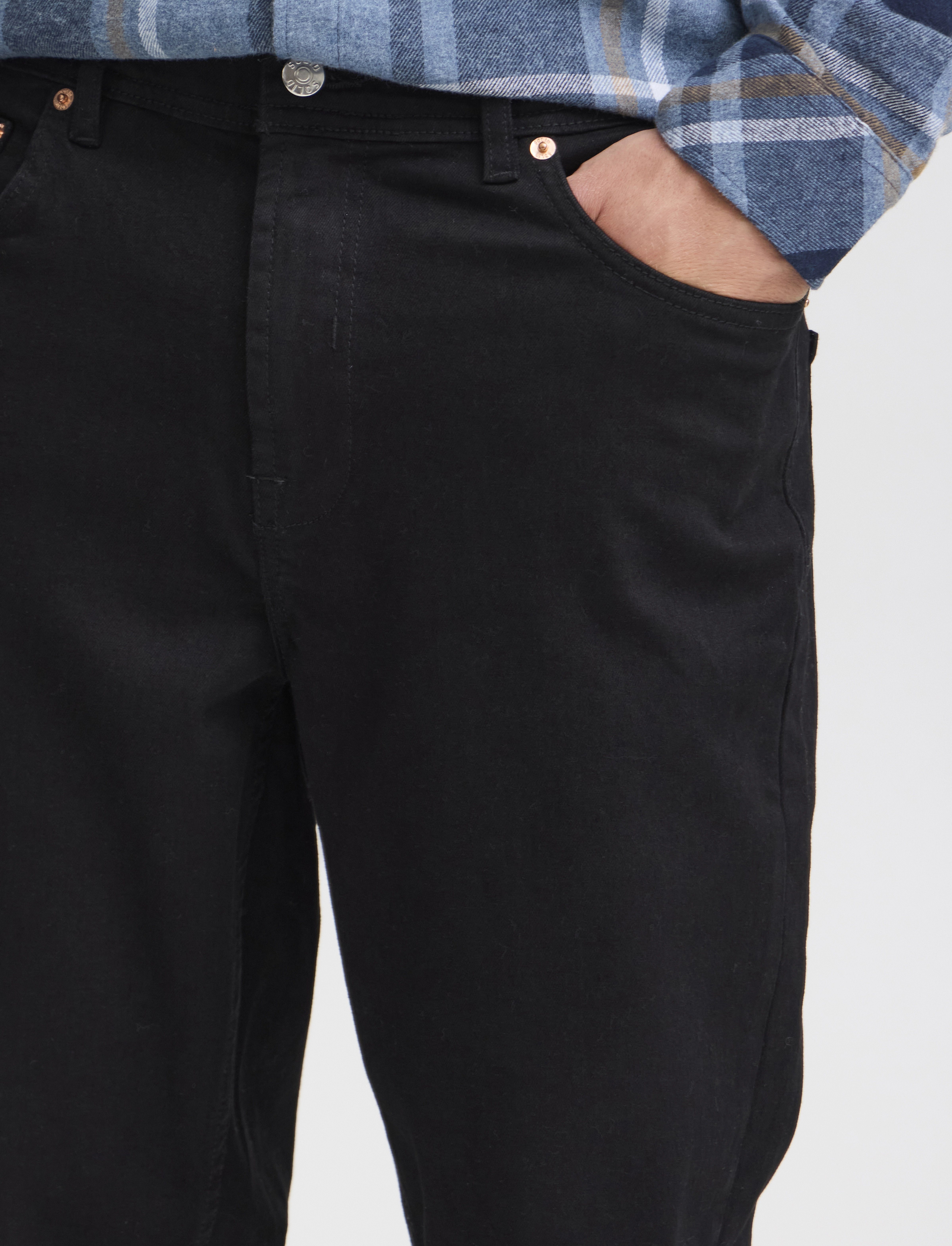 Solid - SDMONTY RYAN - tavalised teksad - black denim - 5