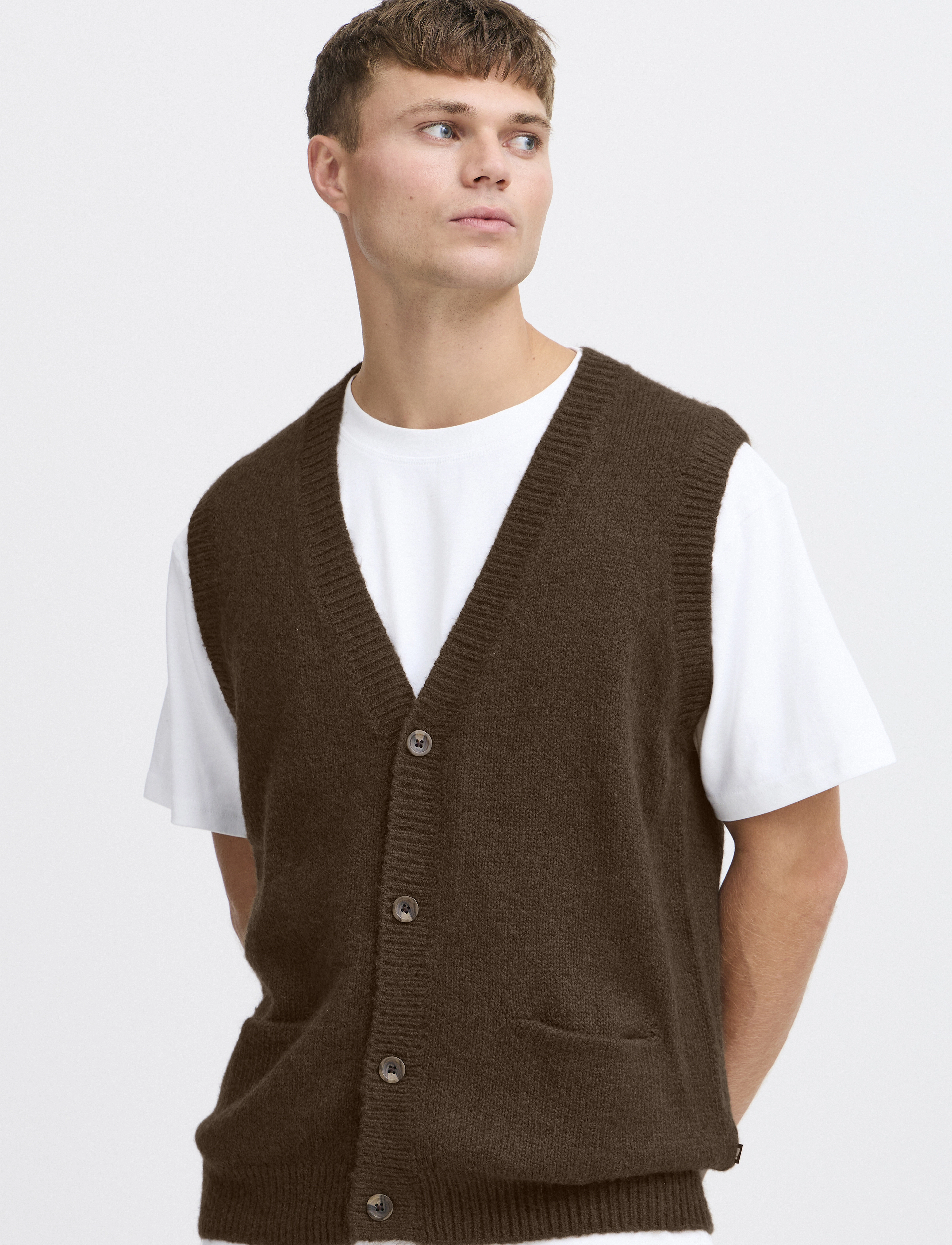 Solid - SDNAMED - strickmode - slate black melange - 3