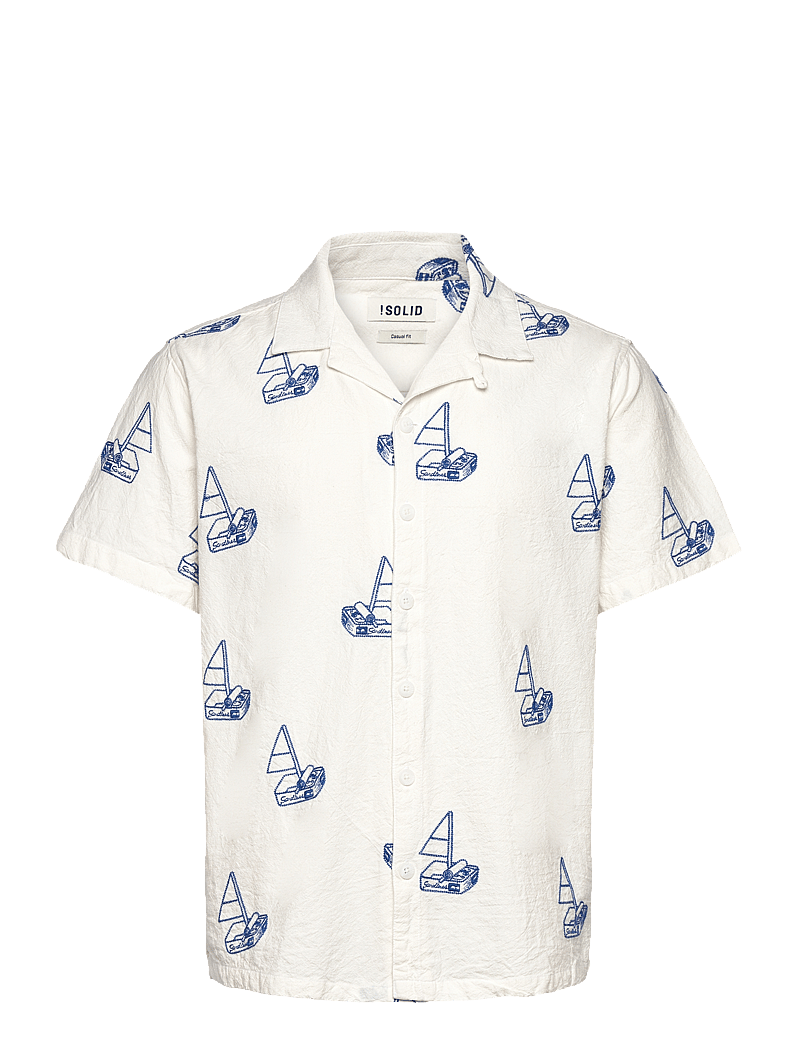 Solid - SDOTTILD - kortærmede skjorter - off white - 1