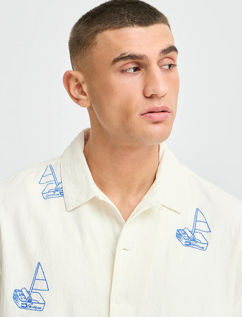 Solid - SDOTTILD - kortærmede skjorter - off white - 5