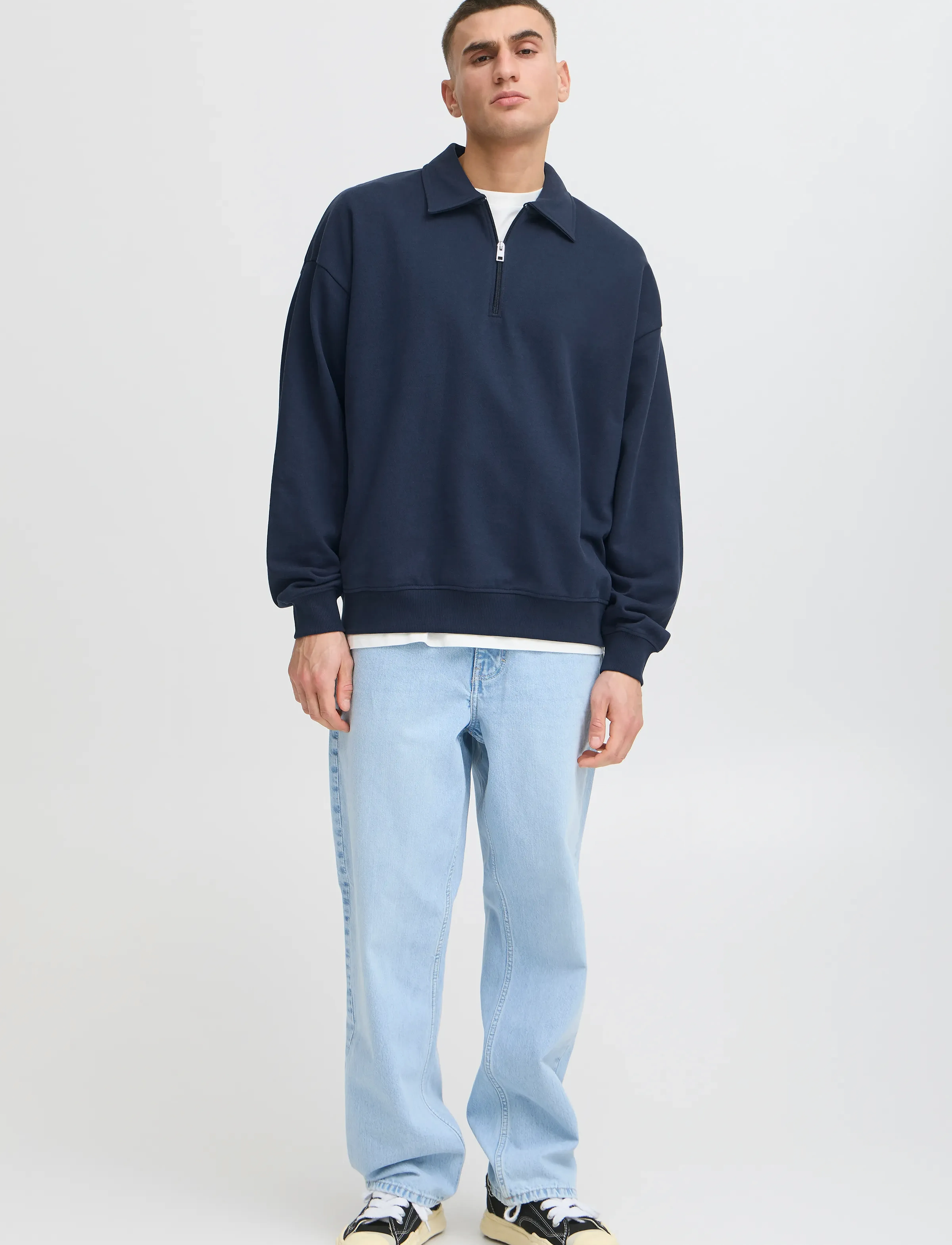 Solid Sdowney, S, Sweatshirts & Hoodies, Marineblau - Sweatshirts, Männerswear