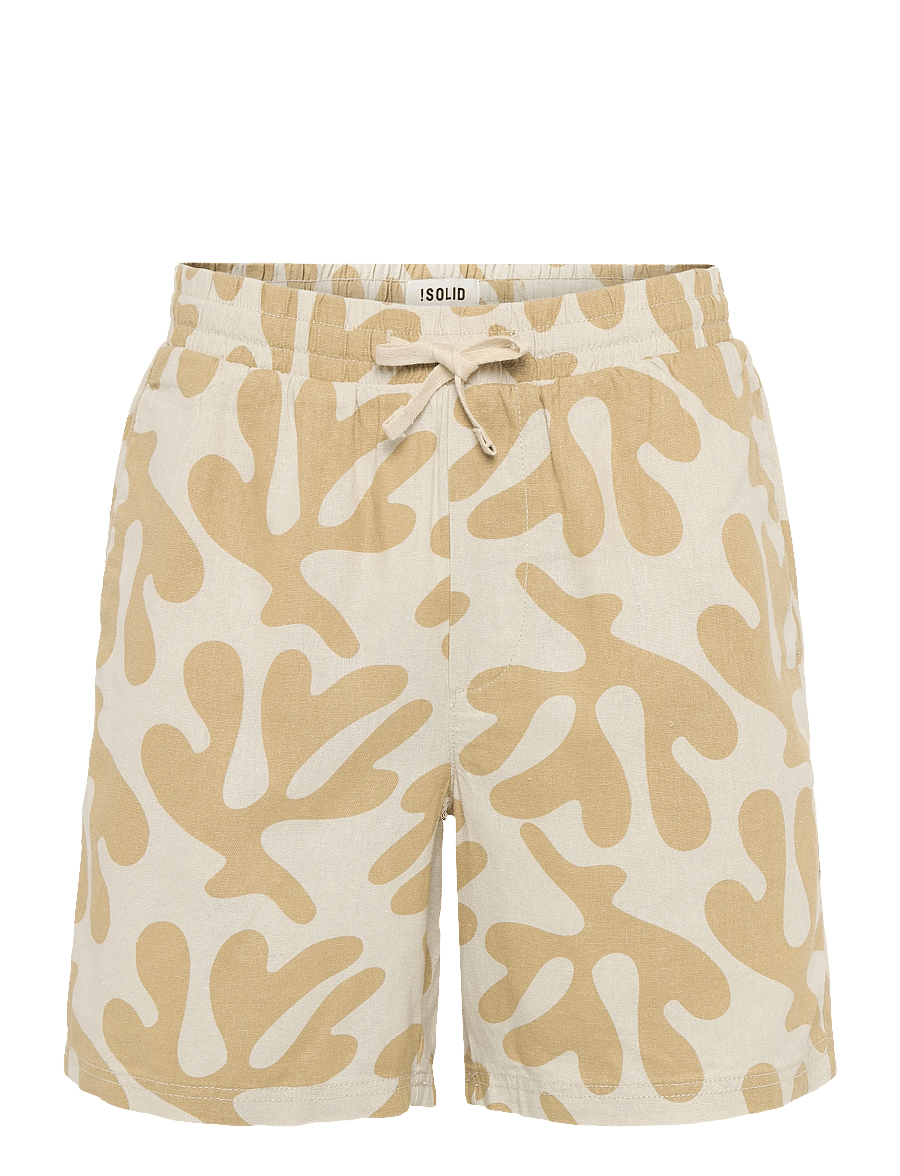 Solid - SDLIAM SHO - leinen-shorts - oatmeal - 0