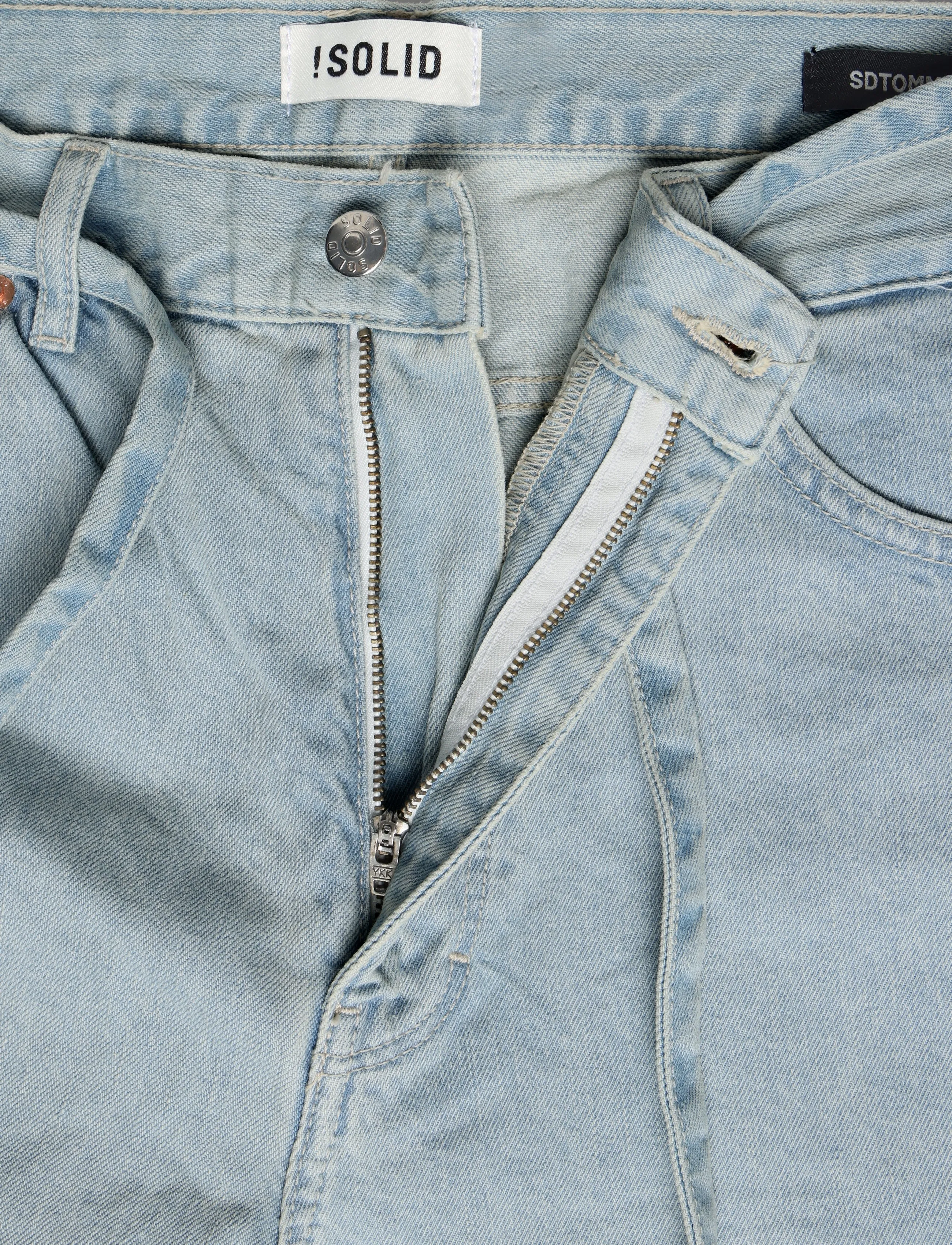 Solid - SDTOMMY BELT - light vintage blue denim - 3