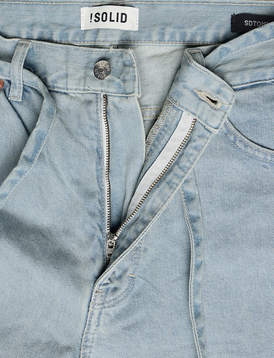 Solid - SDTOMMY BELT - light vintage blue denim - 3