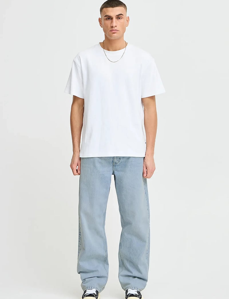 Solid - SDTOMMY WideLeg Shorts - regular jeans - light blue denim - 4