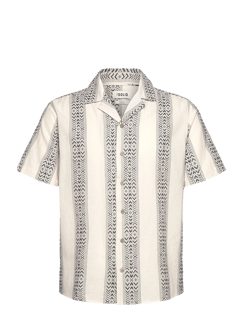 Solid - SDPARKER - lühikeste varrukatega särgid - off white - 1