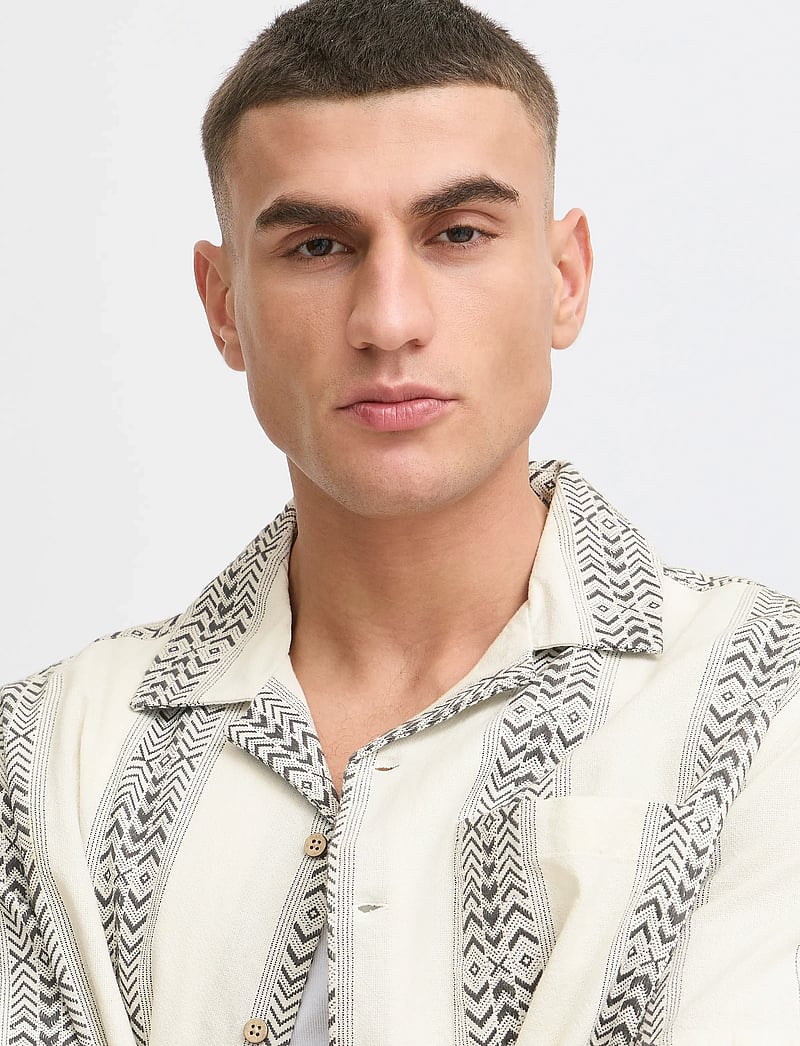 Solid - SDPARKER - lühikeste varrukatega särgid - off white - 5