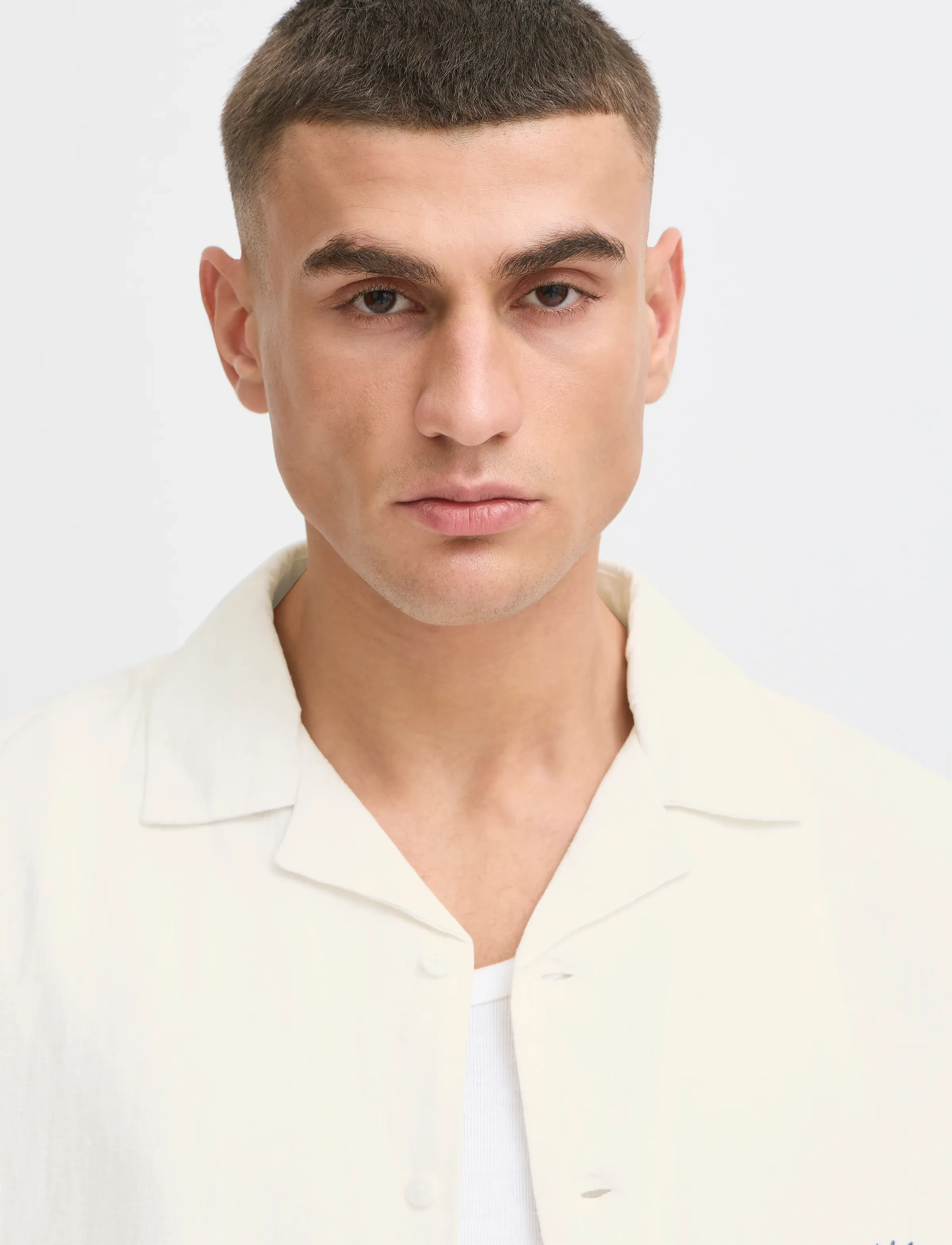 Solid - SDPAPIO - leinenhemden - off white - 5