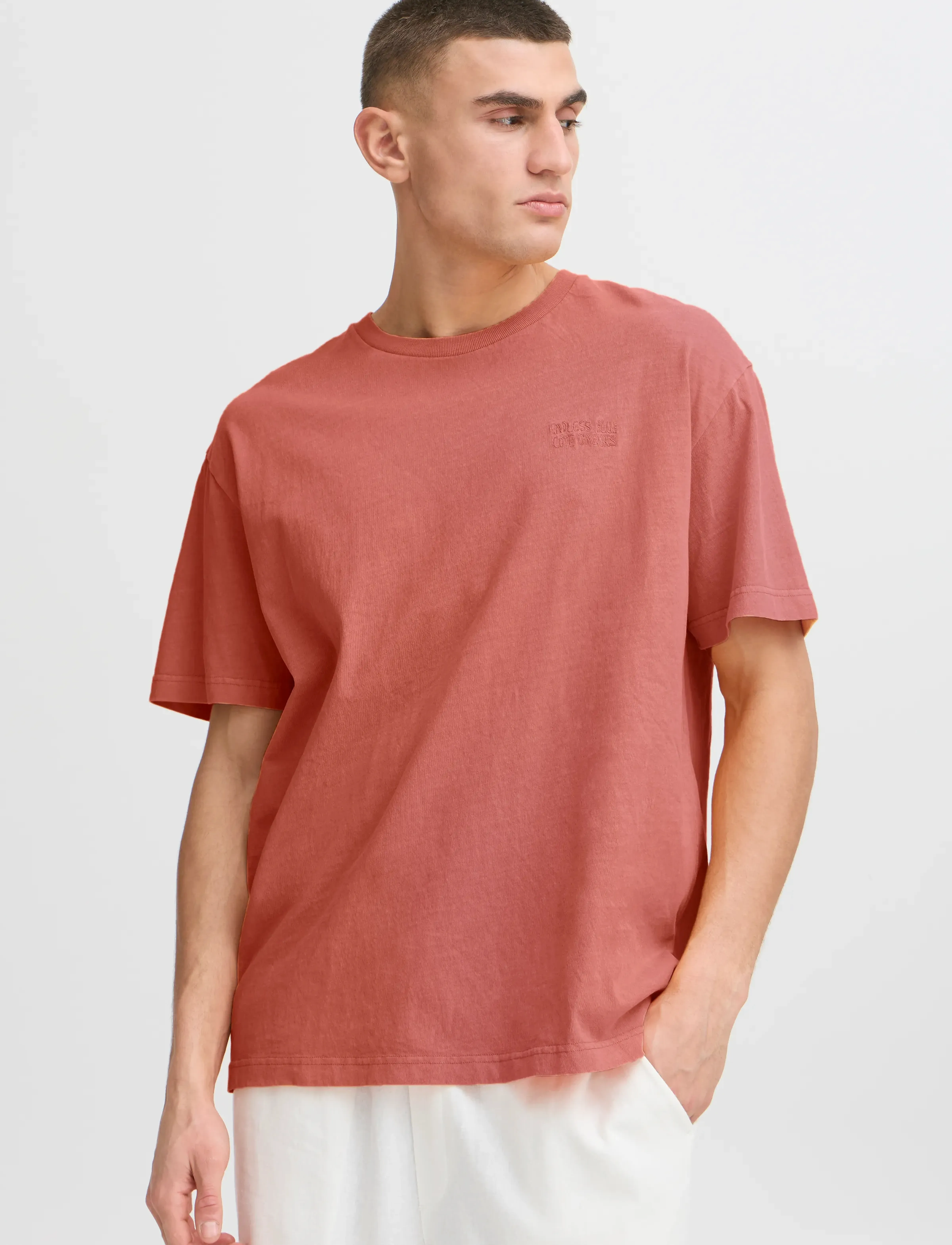 Solid - SDPAVLO - short-sleeved t-shirts - arabian spice - 3
